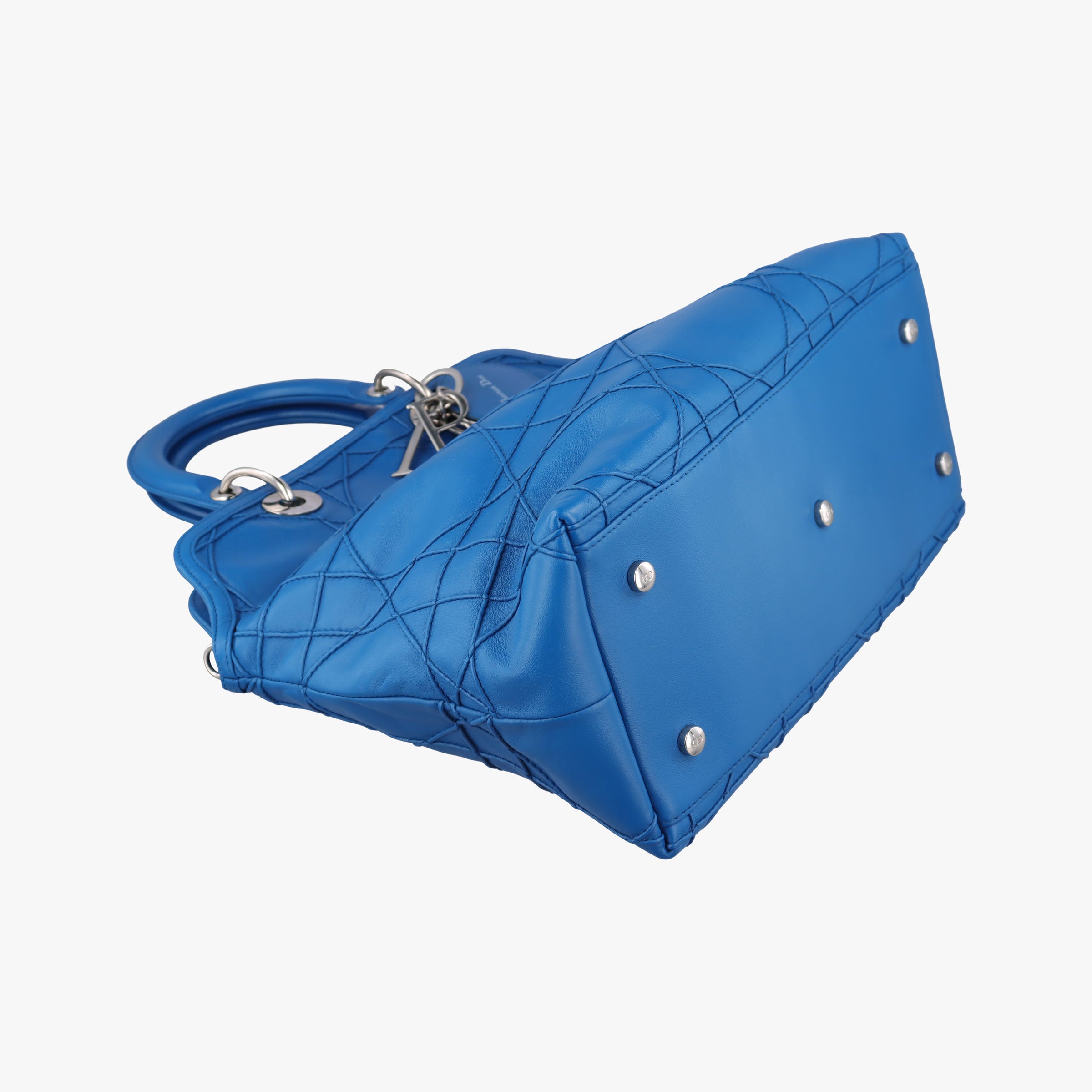 Secondhand Christian Dior Granville Blue lambskin  shoulderbag | stylenewstar