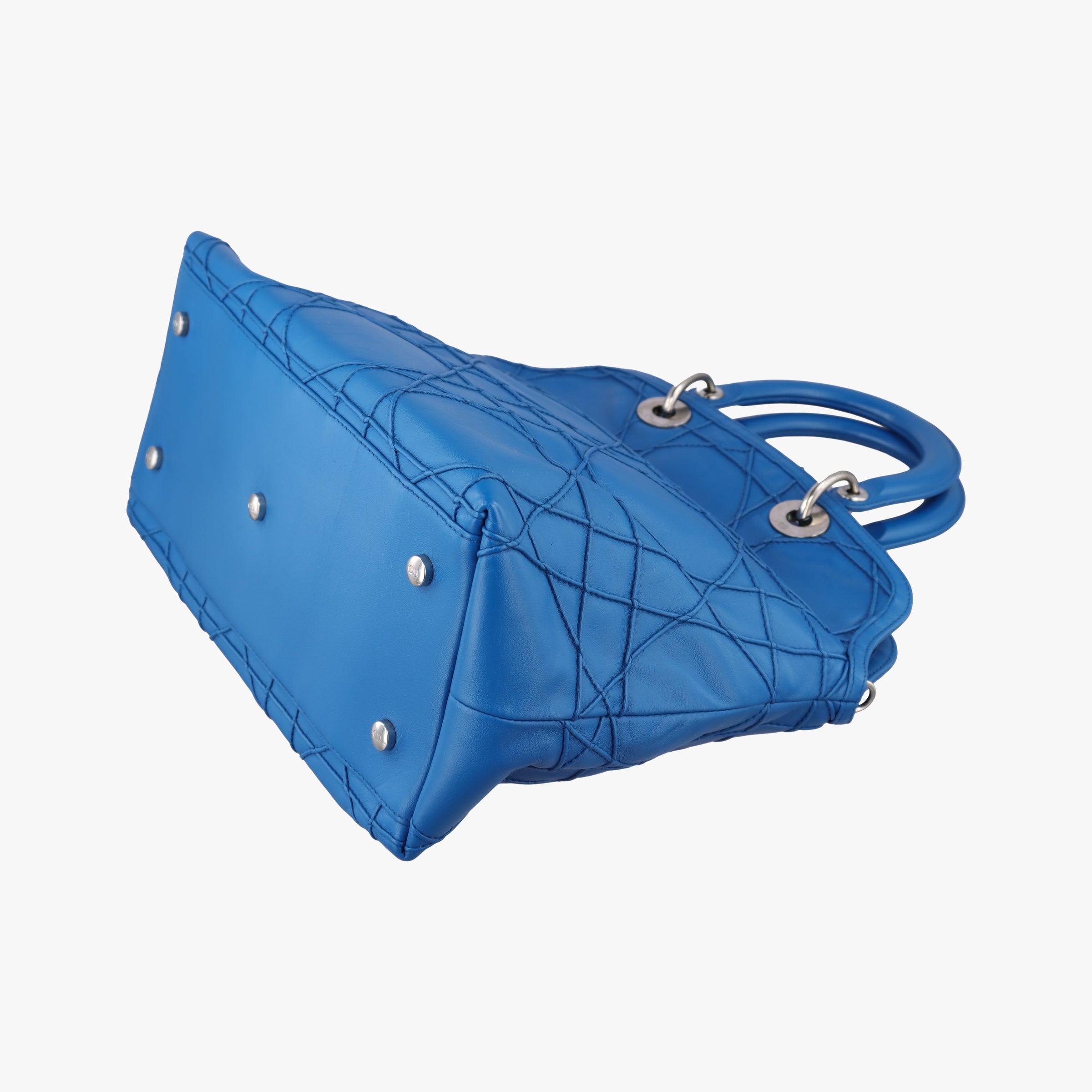 Secondhand Christian Dior Granville Blue lambskin  shoulderbag | stylenewstar