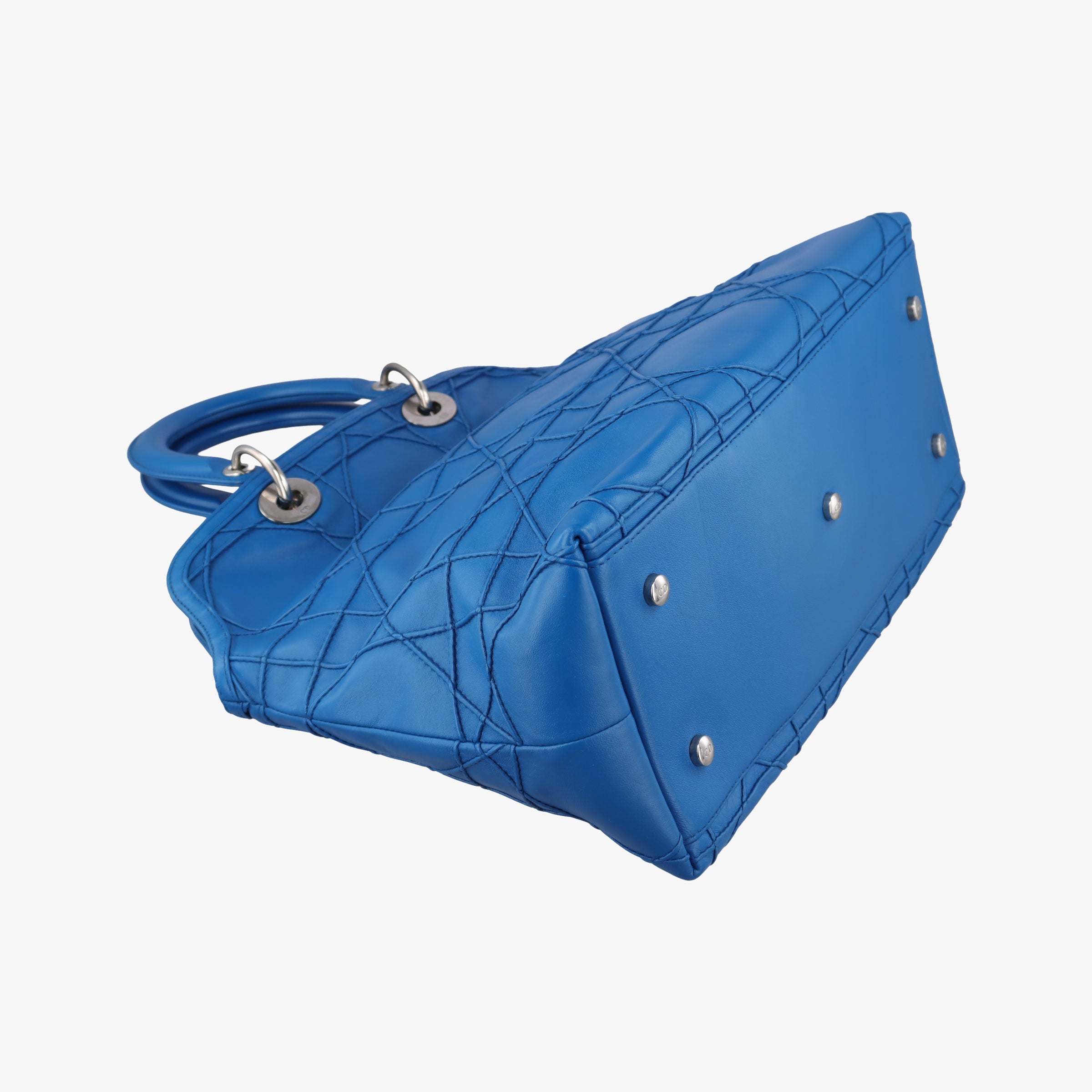 Secondhand Christian Dior Granville Blue lambskin  shoulderbag | stylenewstar