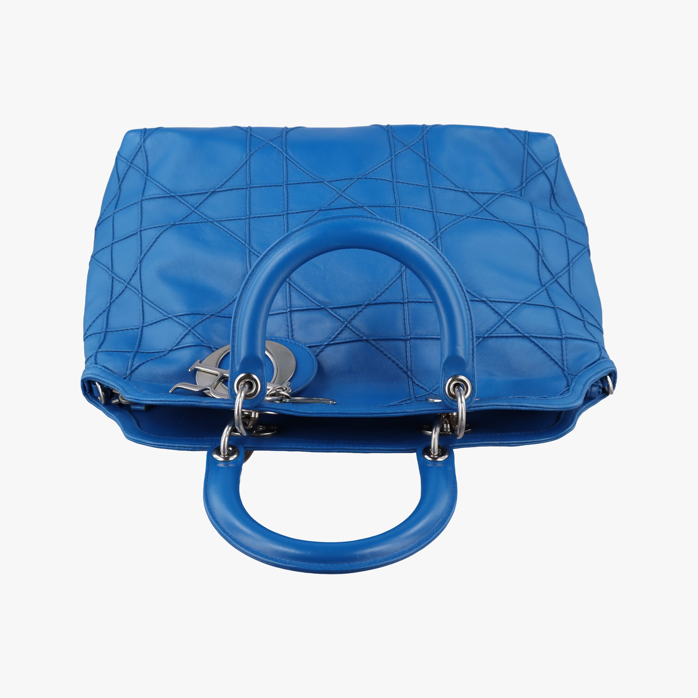 Secondhand Christian Dior Granville Blue lambskin  shoulderbag | stylenewstar