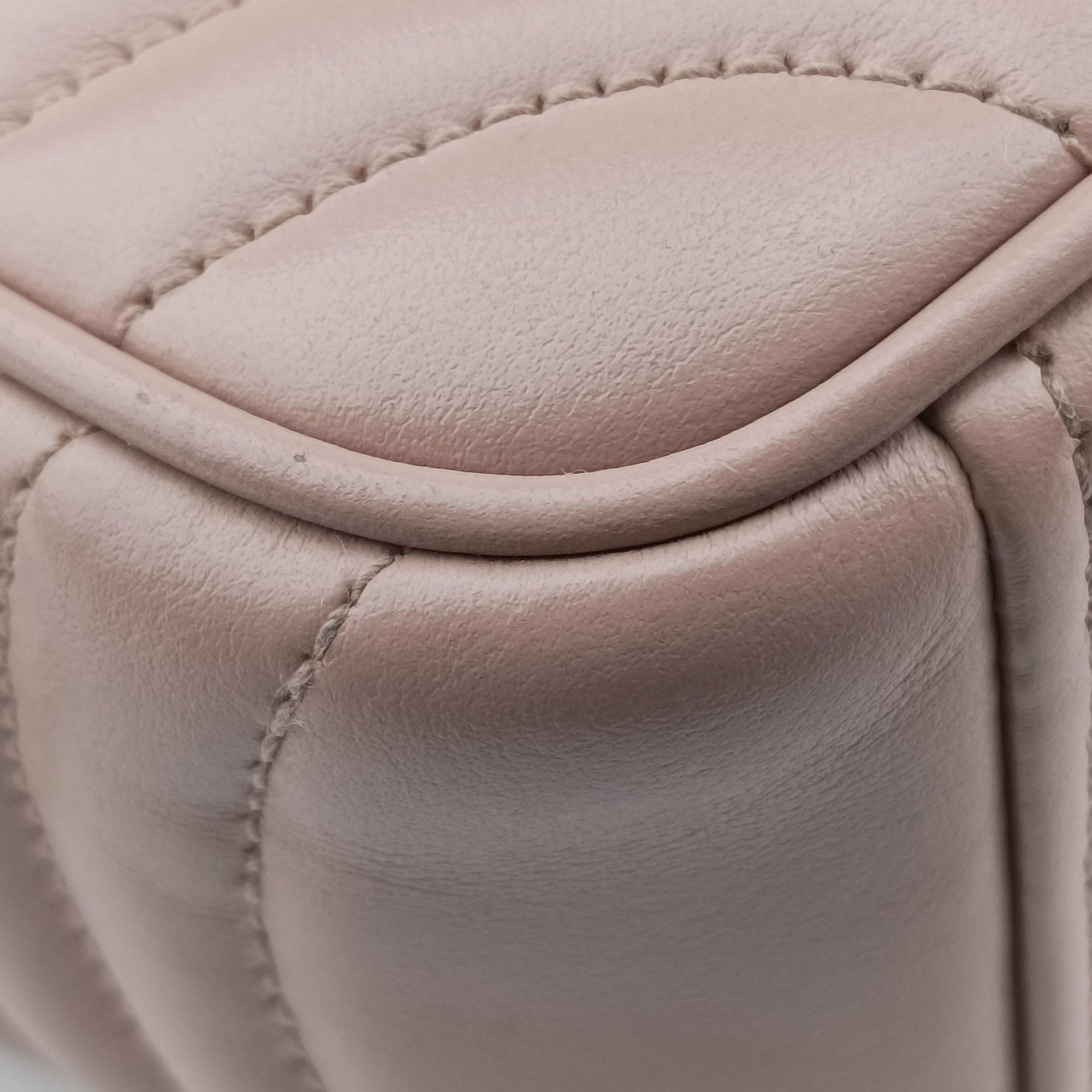 Secondhand Prada Diagramme Pink Leather 1BH084 shoulderbag | stylenewstar