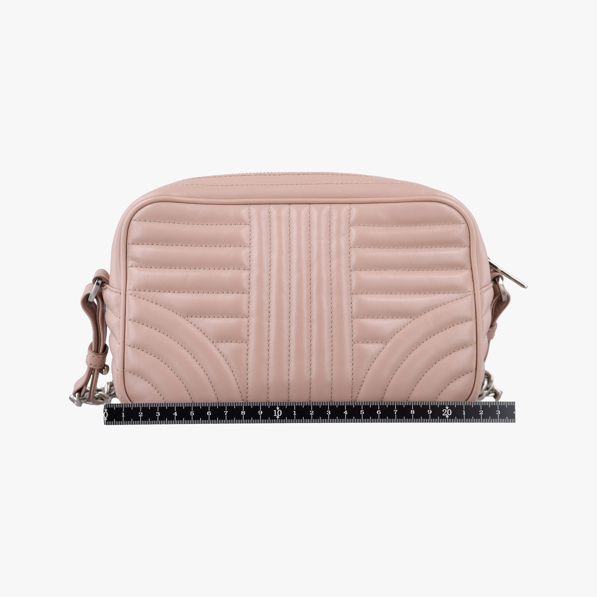 Secondhand Prada Diagramme Pink Leather 1BH084 shoulderbag | stylenewstar