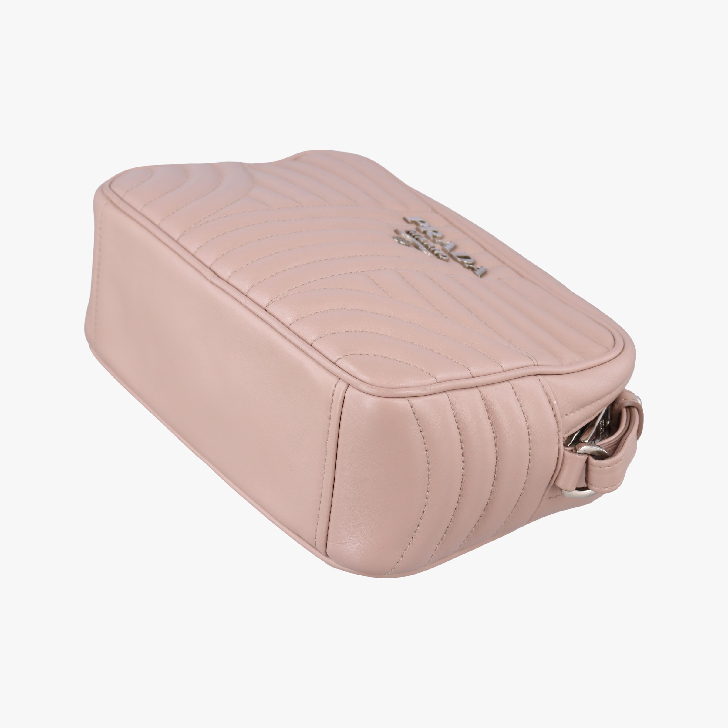 Secondhand Prada Diagramme Pink Leather 1BH084 shoulderbag | stylenewstar
