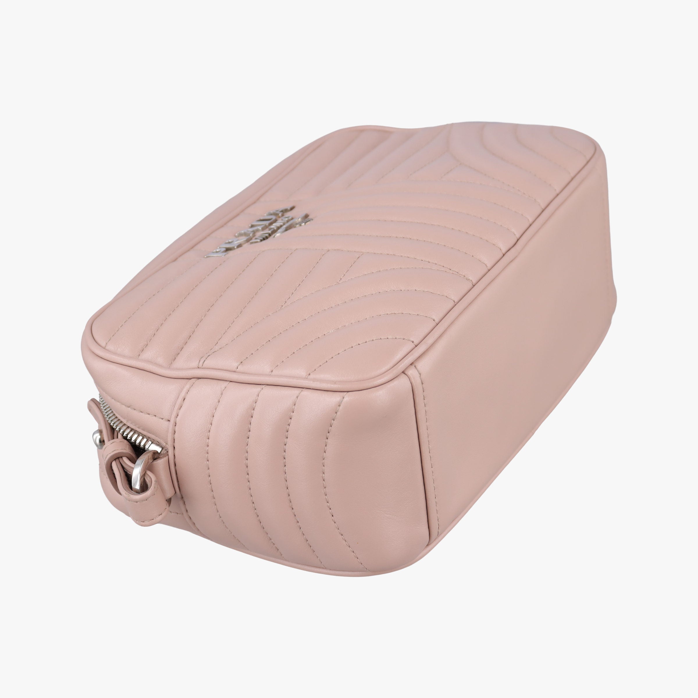 Secondhand Prada Diagramme Pink Leather 1BH084 shoulderbag | stylenewstar