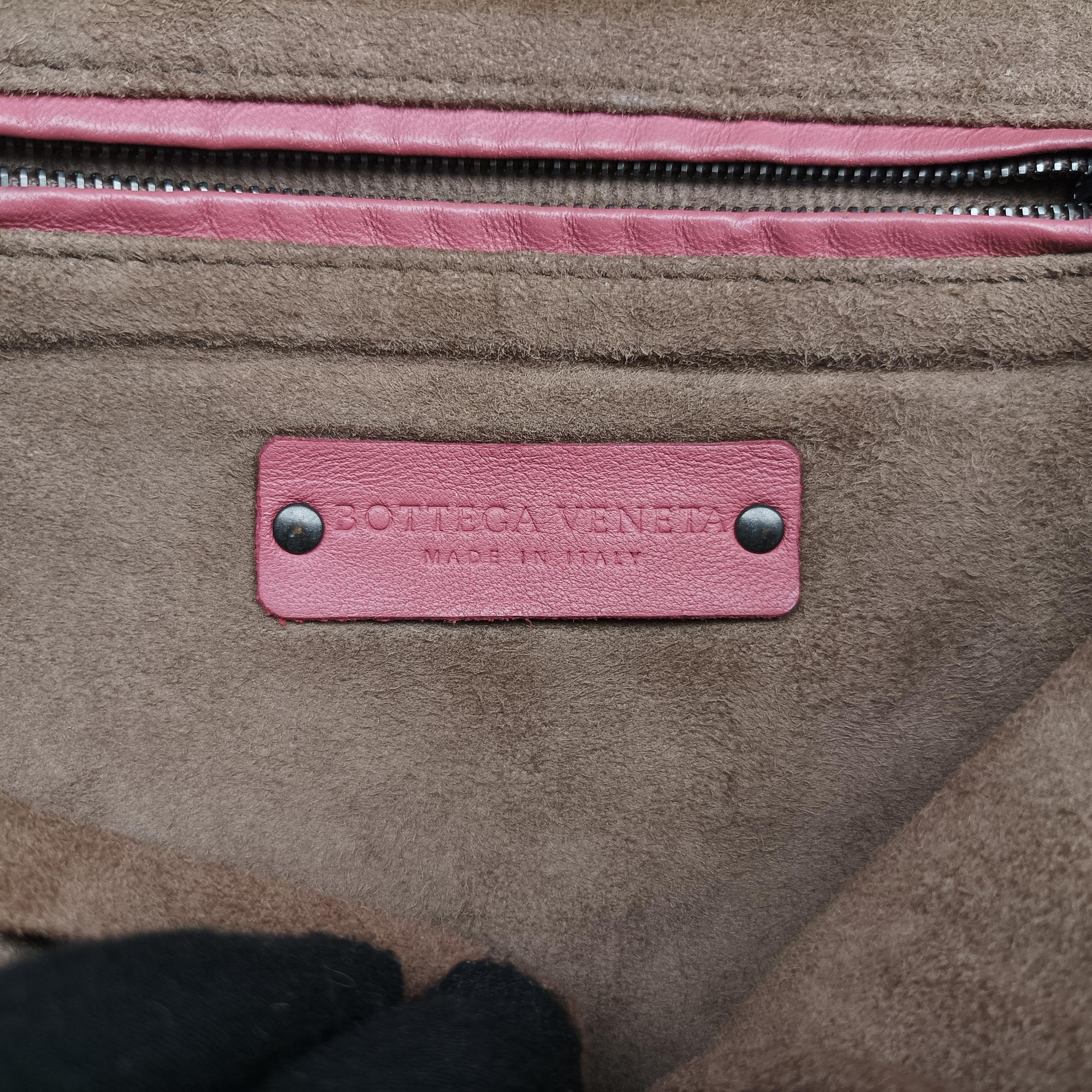 Secondhand Bottega Veneta Floral Intrecciato Pink×multicolor lambskin  shoulderbag | stylenewstar