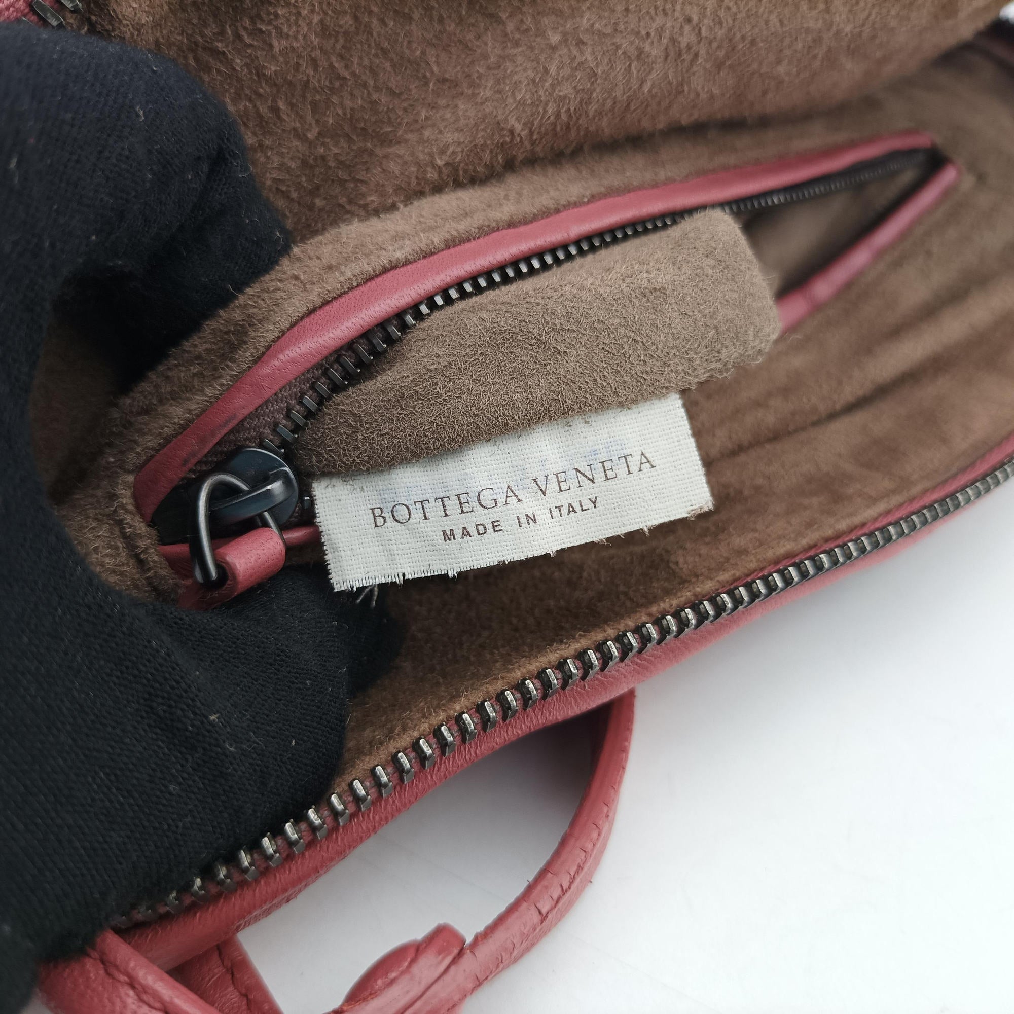 Secondhand Bottega Veneta Floral Intrecciato Pink×multicolor lambskin  shoulderbag | stylenewstar