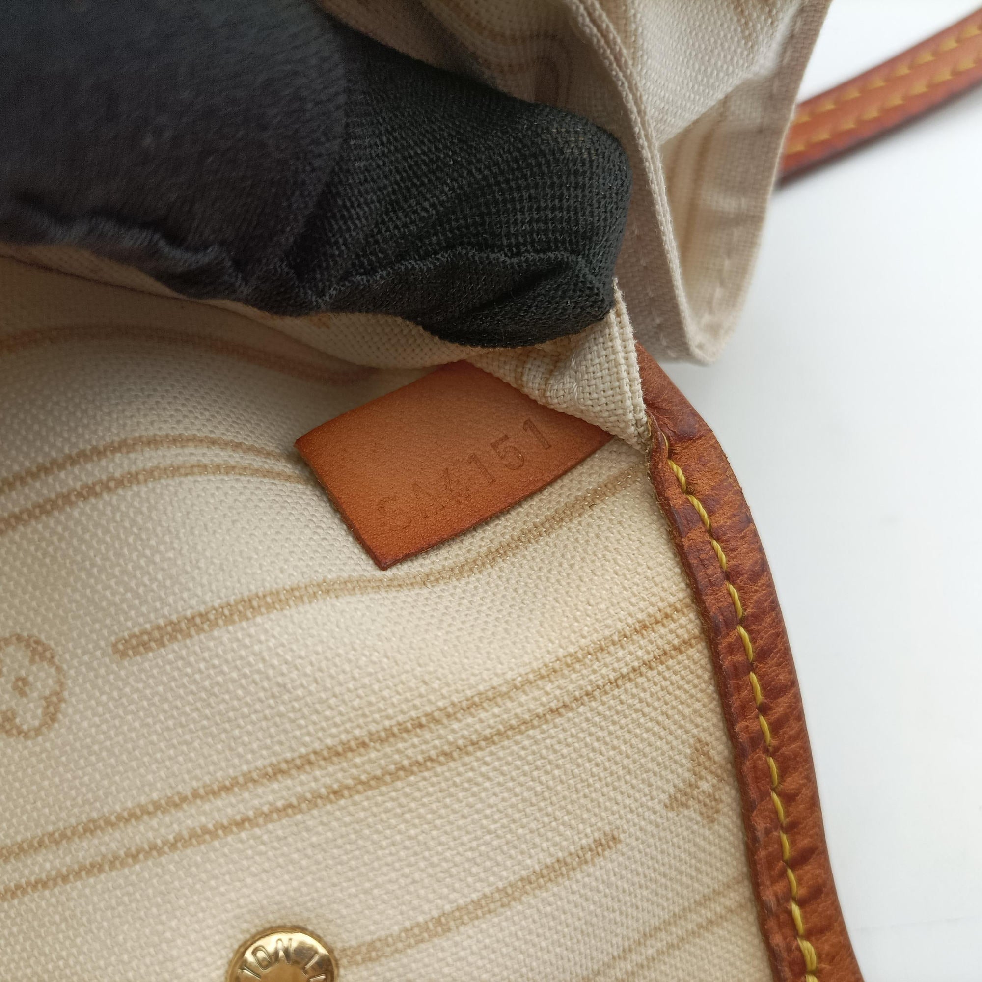 Pre-owned Louis Vuitton Neverfull MM Azur Damier Canvas N51107 shoulderbag | stylenewstar