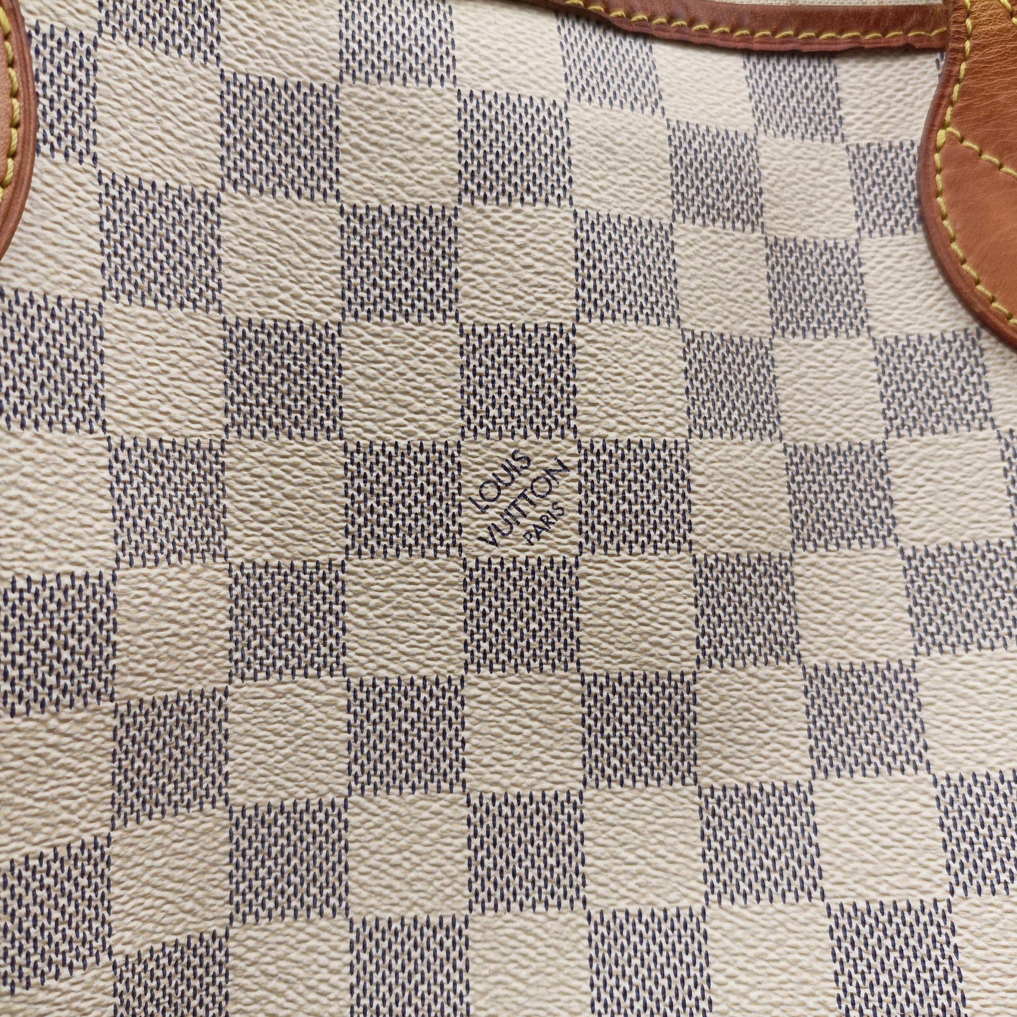Pre-owned Louis Vuitton Neverfull MM Azur Damier Canvas N51107 shoulderbag | stylenewstar