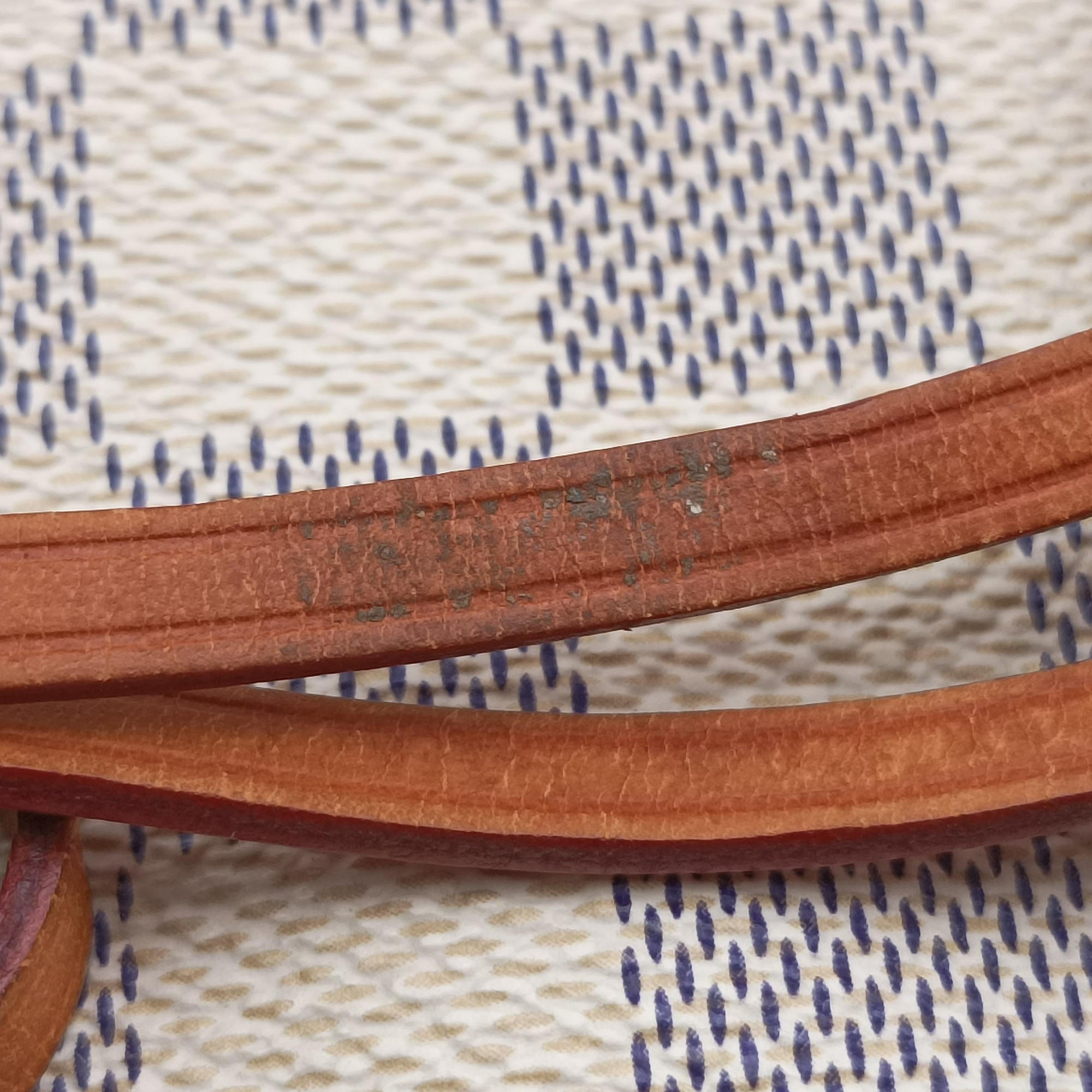 Pre-owned Louis Vuitton Neverfull MM Azur Damier Canvas N51107 shoulderbag | stylenewstar