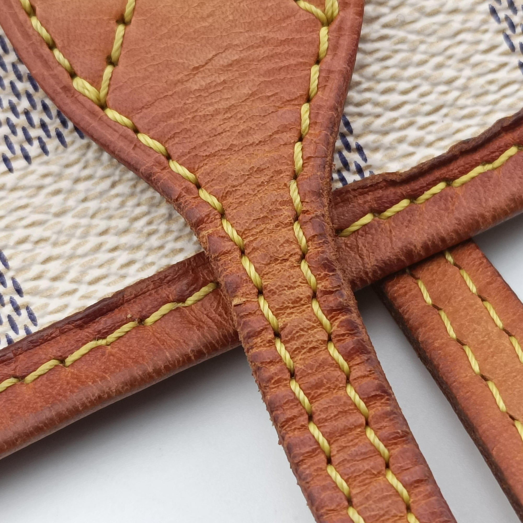 Pre-owned Louis Vuitton Neverfull MM Azur Damier Canvas N51107 shoulderbag | stylenewstar