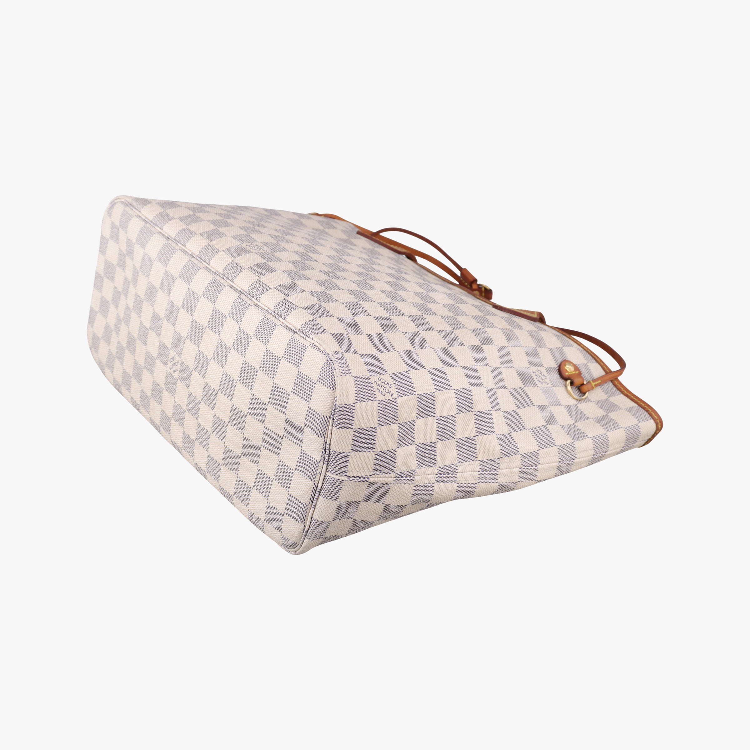 Pre-owned Louis Vuitton Neverfull MM Azur Damier Canvas N51107 shoulderbag | stylenewstar