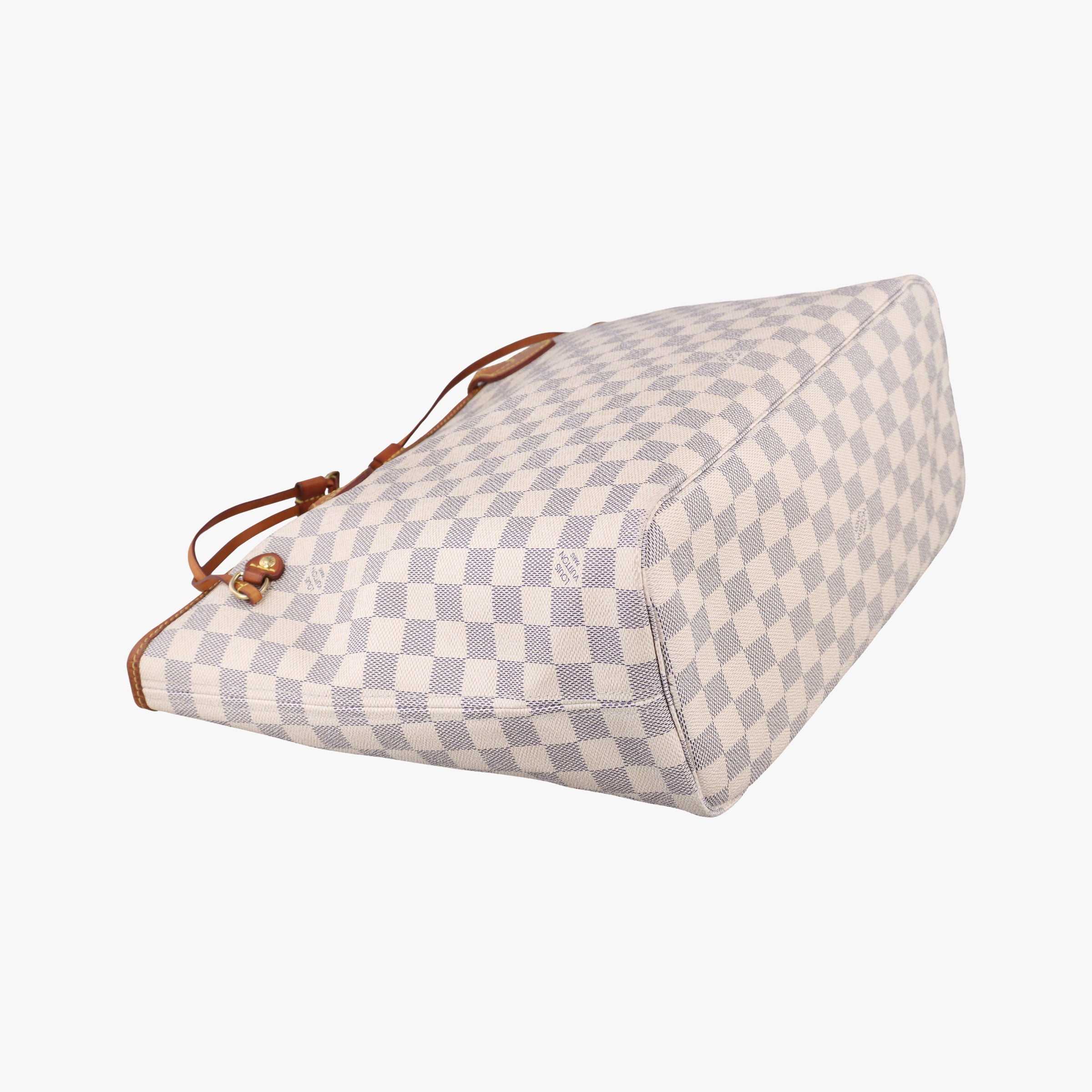 Pre-owned Louis Vuitton Neverfull MM Azur Damier Canvas N51107 shoulderbag | stylenewstar