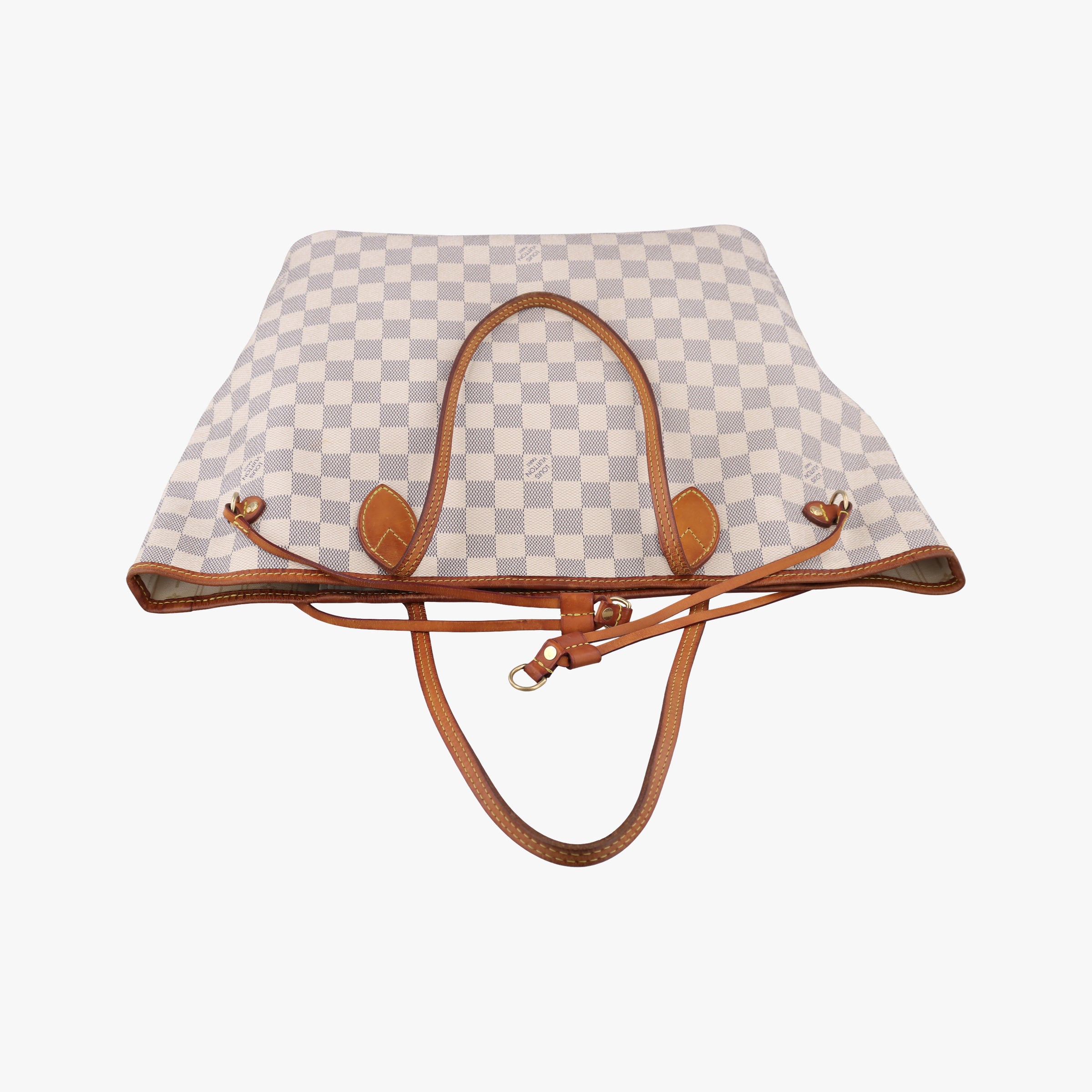 Pre-owned Louis Vuitton Neverfull MM Azur Damier Canvas N51107 shoulderbag | stylenewstar