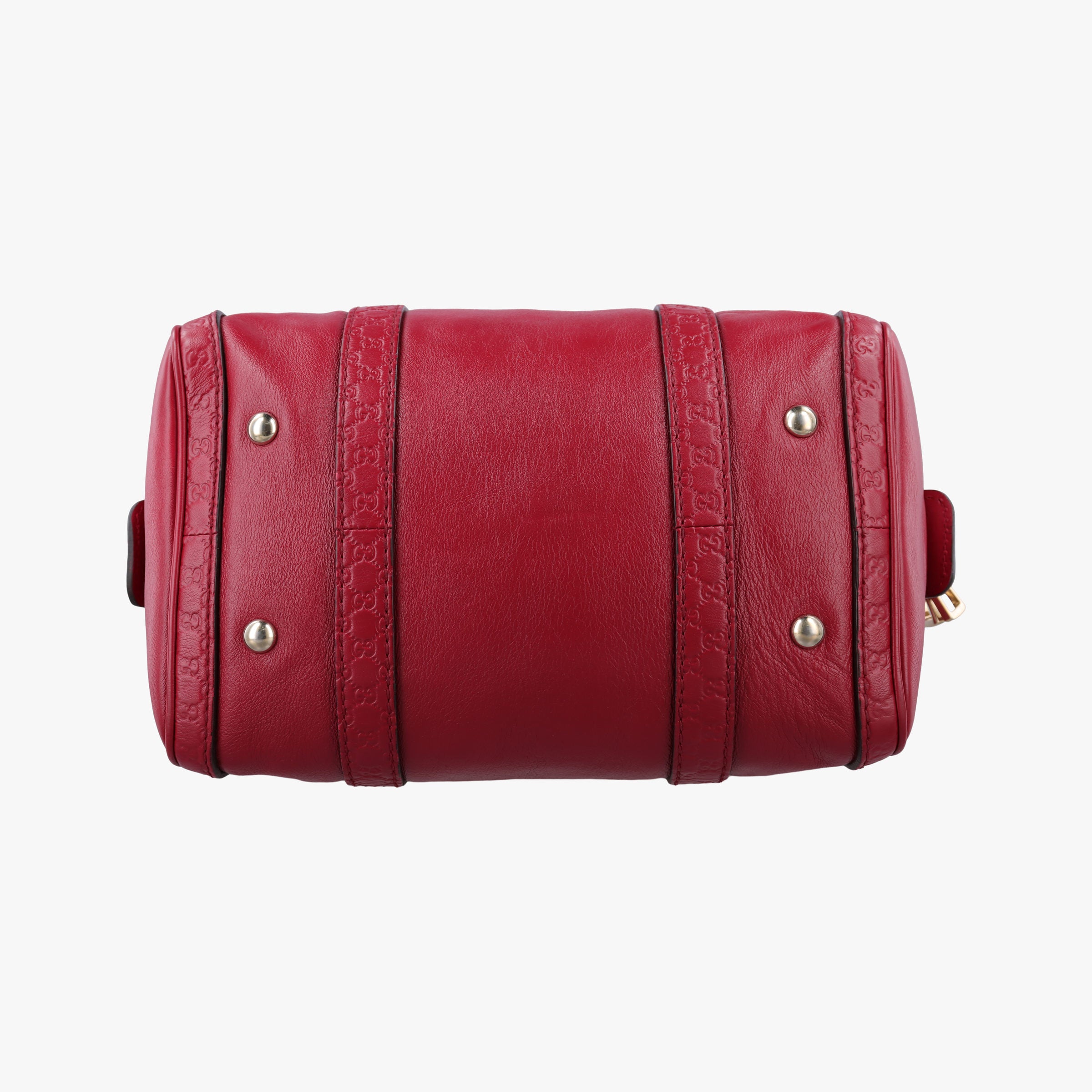 Pre-owned Gucci Sherry Line Red Leather 269876 handbag | stylenewstar