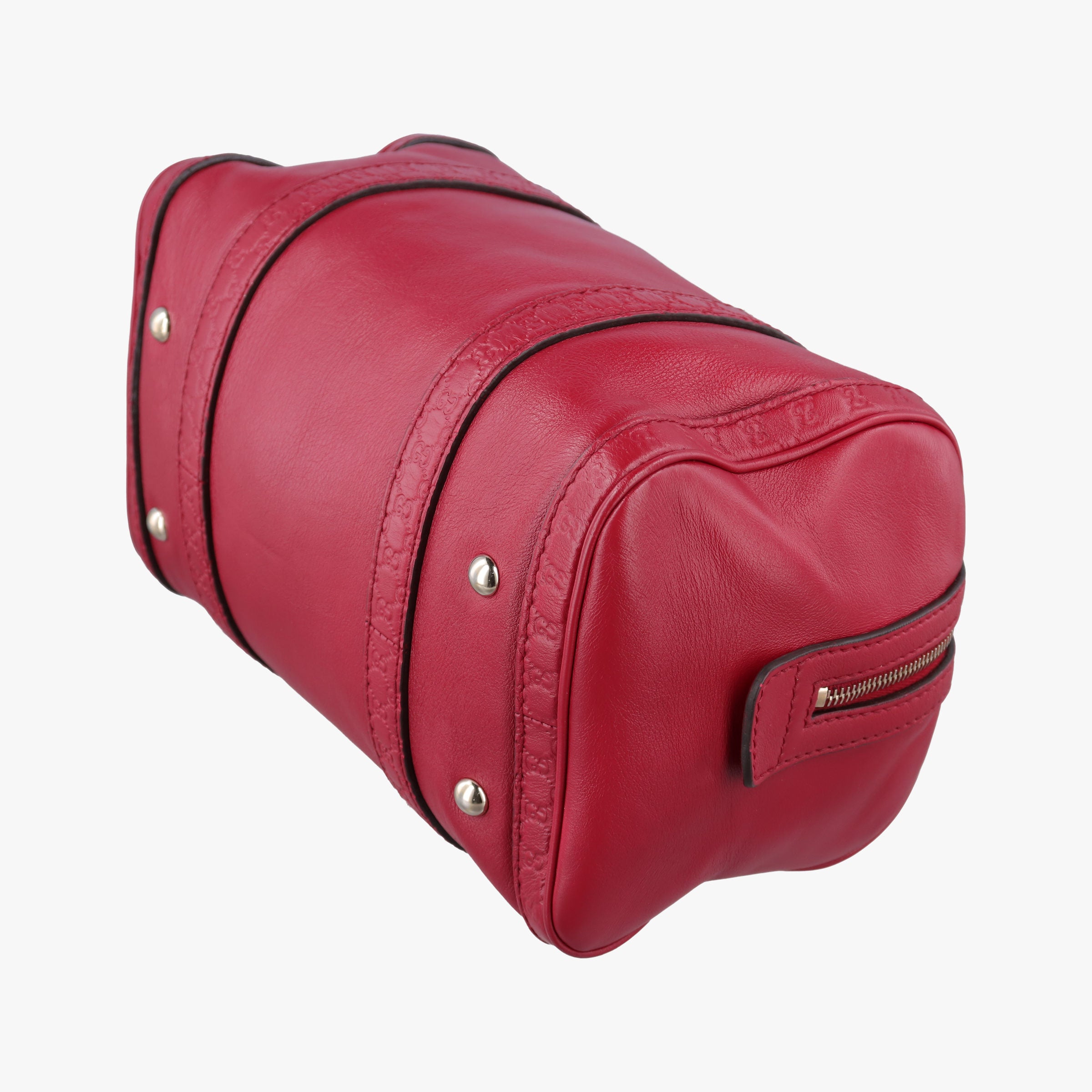 Pre-owned Gucci Sherry Line Red Leather 269876 handbag | stylenewstar