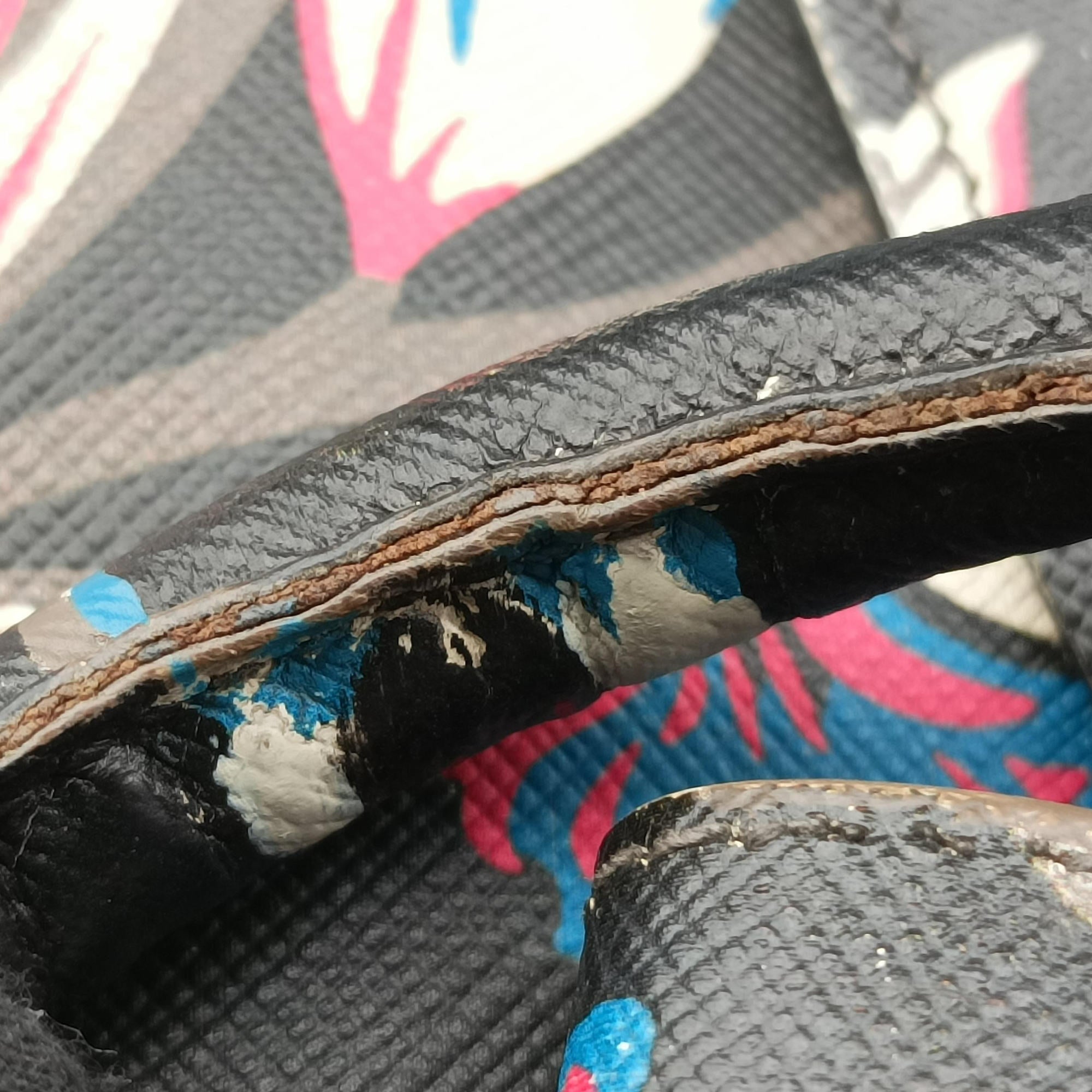 Vintage Prada Tessuto Multicolour SAFFIANO Leather  handbag | stylenewstar