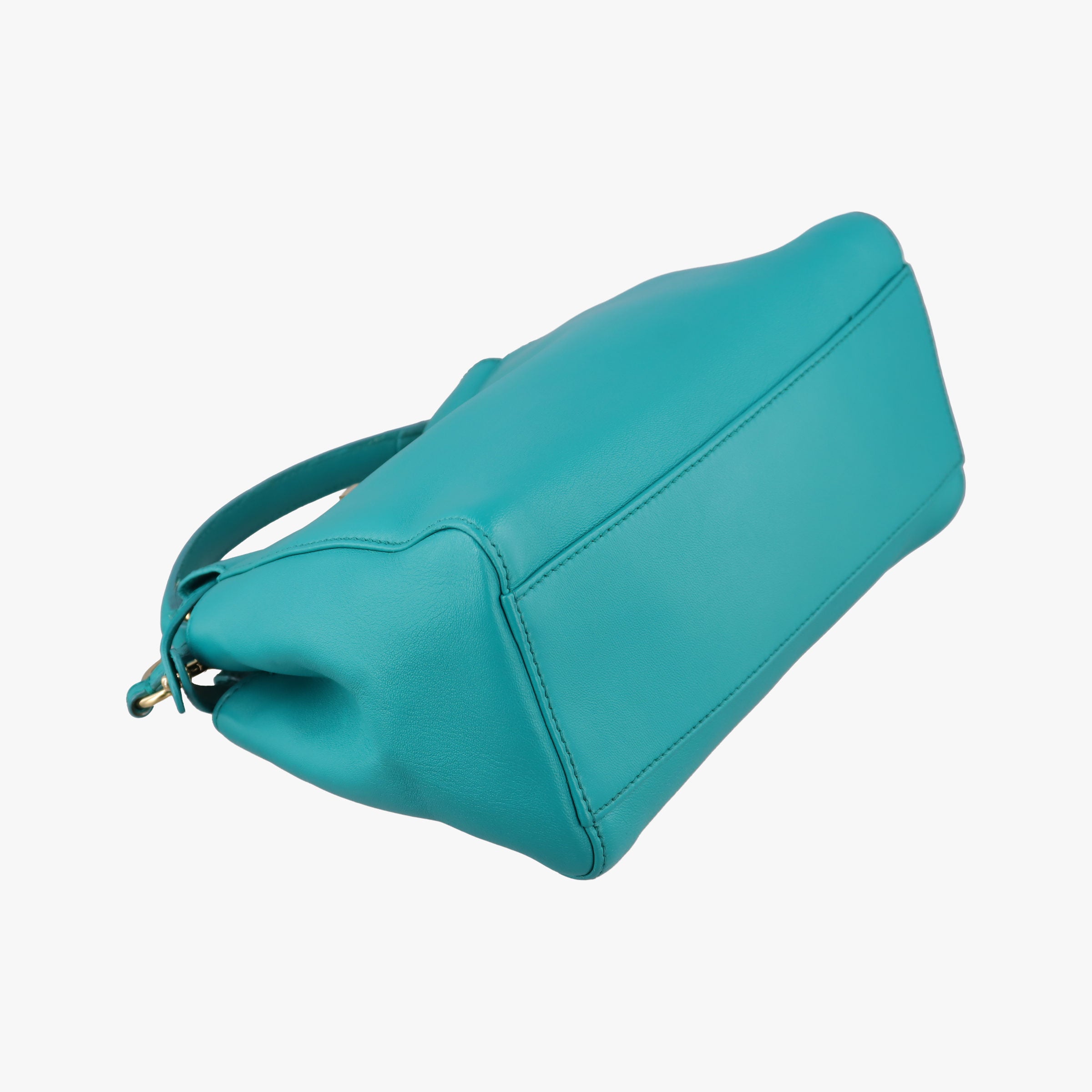 Pre-owned Fendi PEEKABOO Blue Leather 8BN244 shoulderbag | stylenewstar