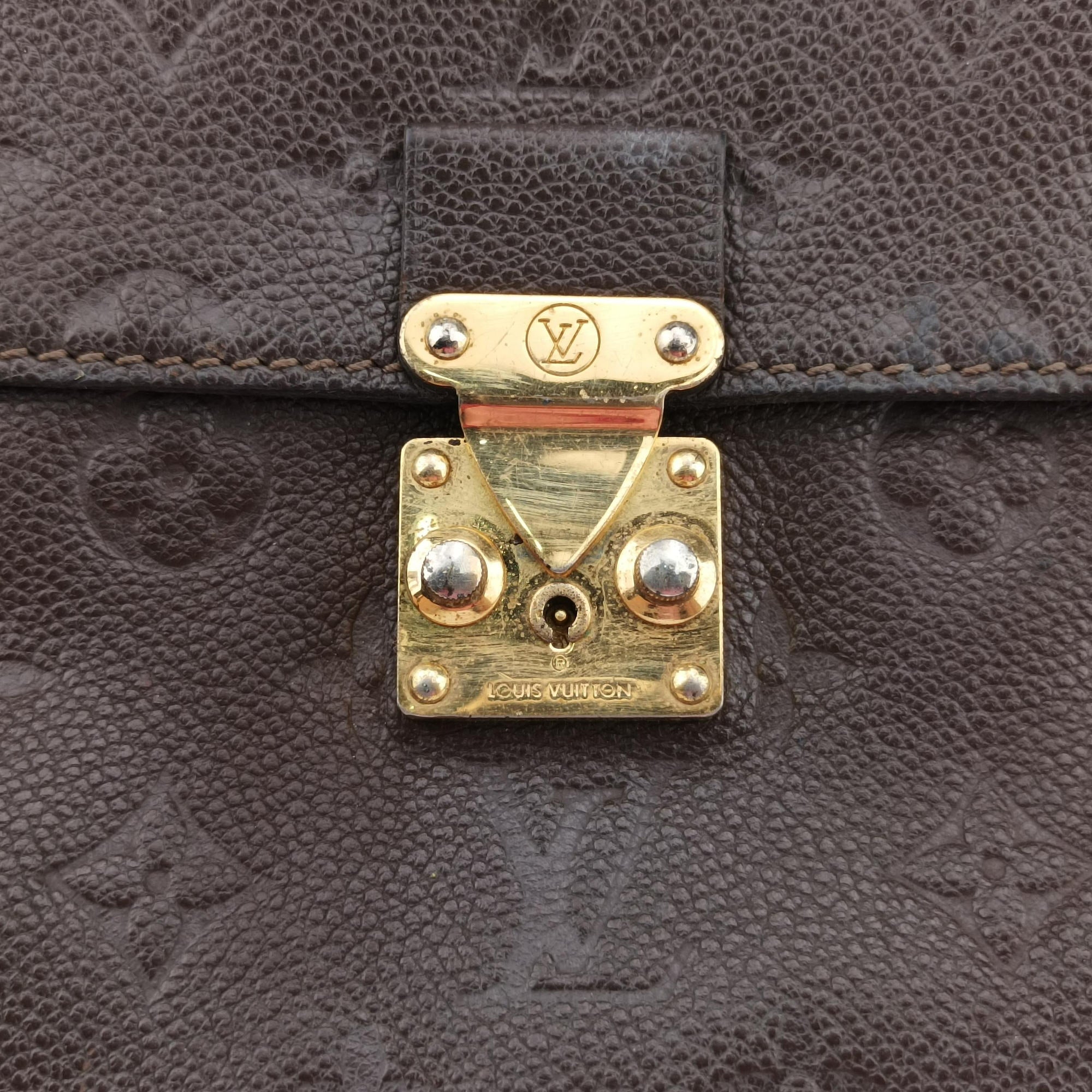 Pre-owned Louis Vuitton Fascinante Brown Monogram Empreinte M94226 shoulderbag | stylenewstar
