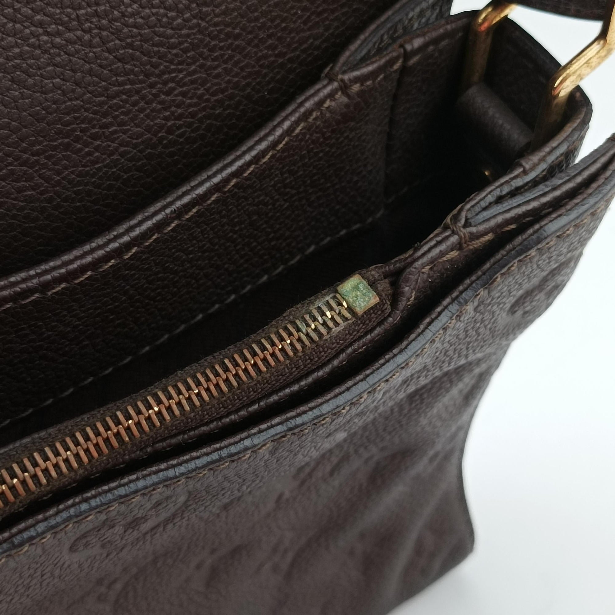 Pre-owned Louis Vuitton Fascinante Brown Monogram Empreinte M94226 shoulderbag | stylenewstar