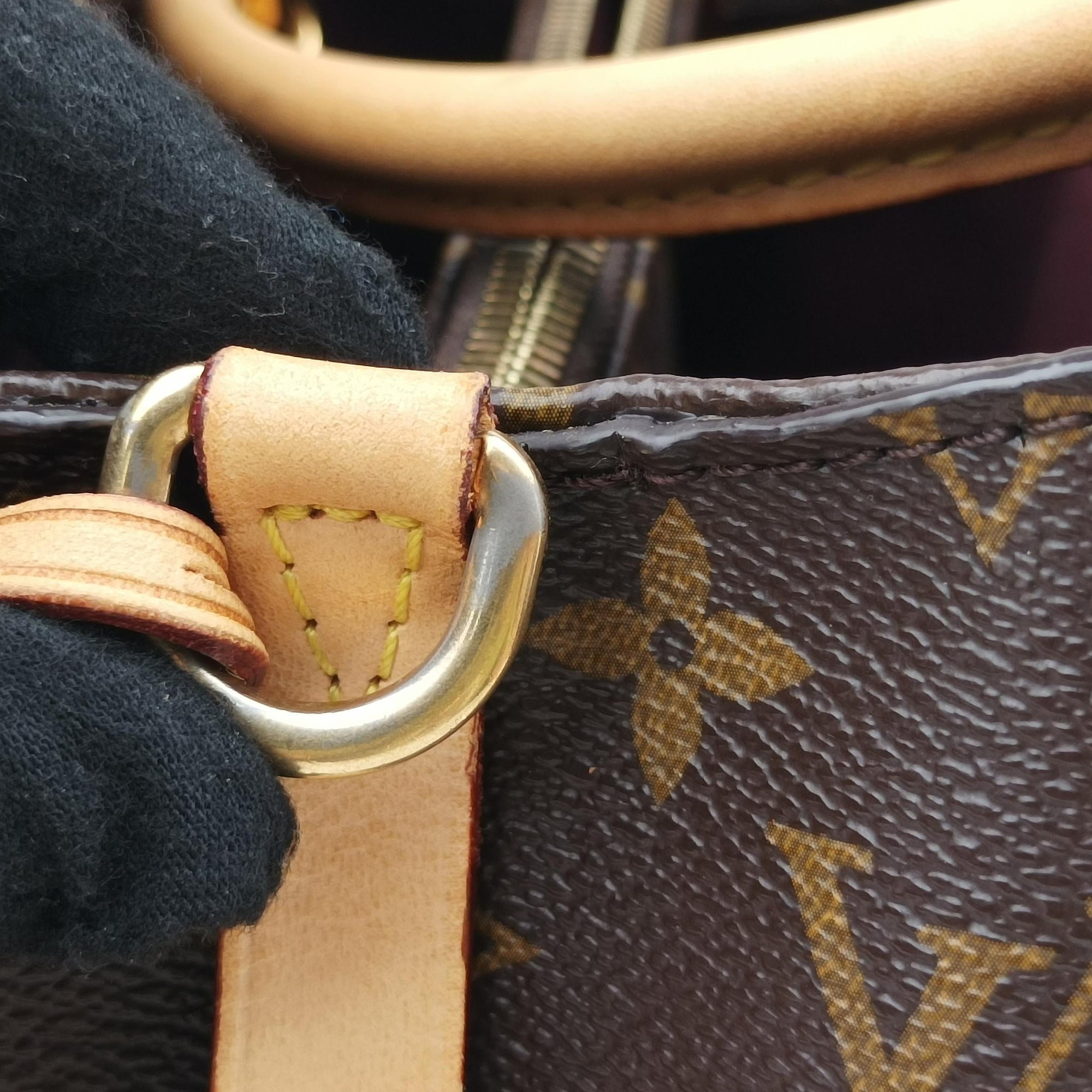 Pre-owned Louis Vuitton MONTAIGNE MM Brown Monogram Canvas M41056 shoulderbag | stylenewstar