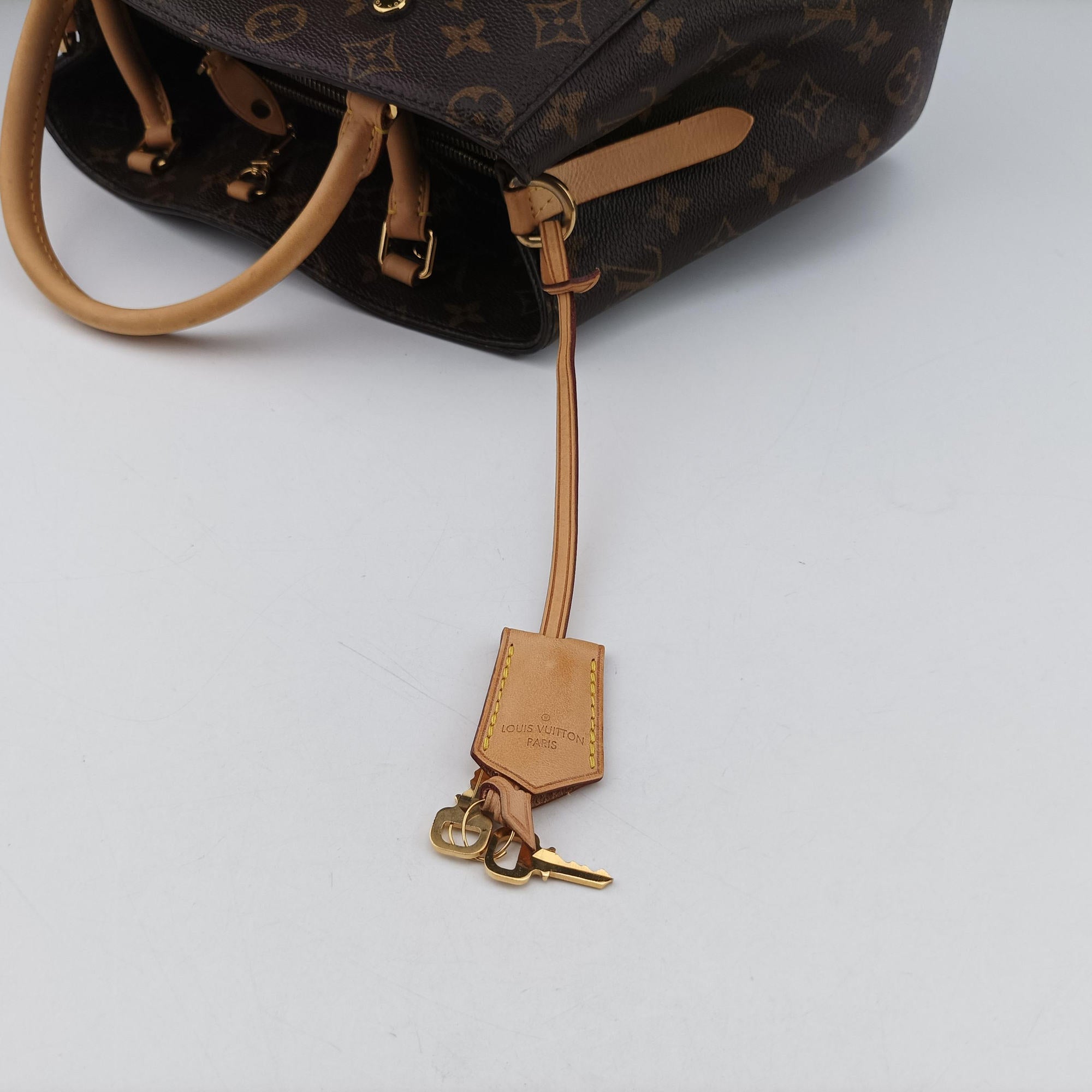 Pre-owned Louis Vuitton MONTAIGNE MM Brown Monogram Canvas M41056 shoulderbag | stylenewstar