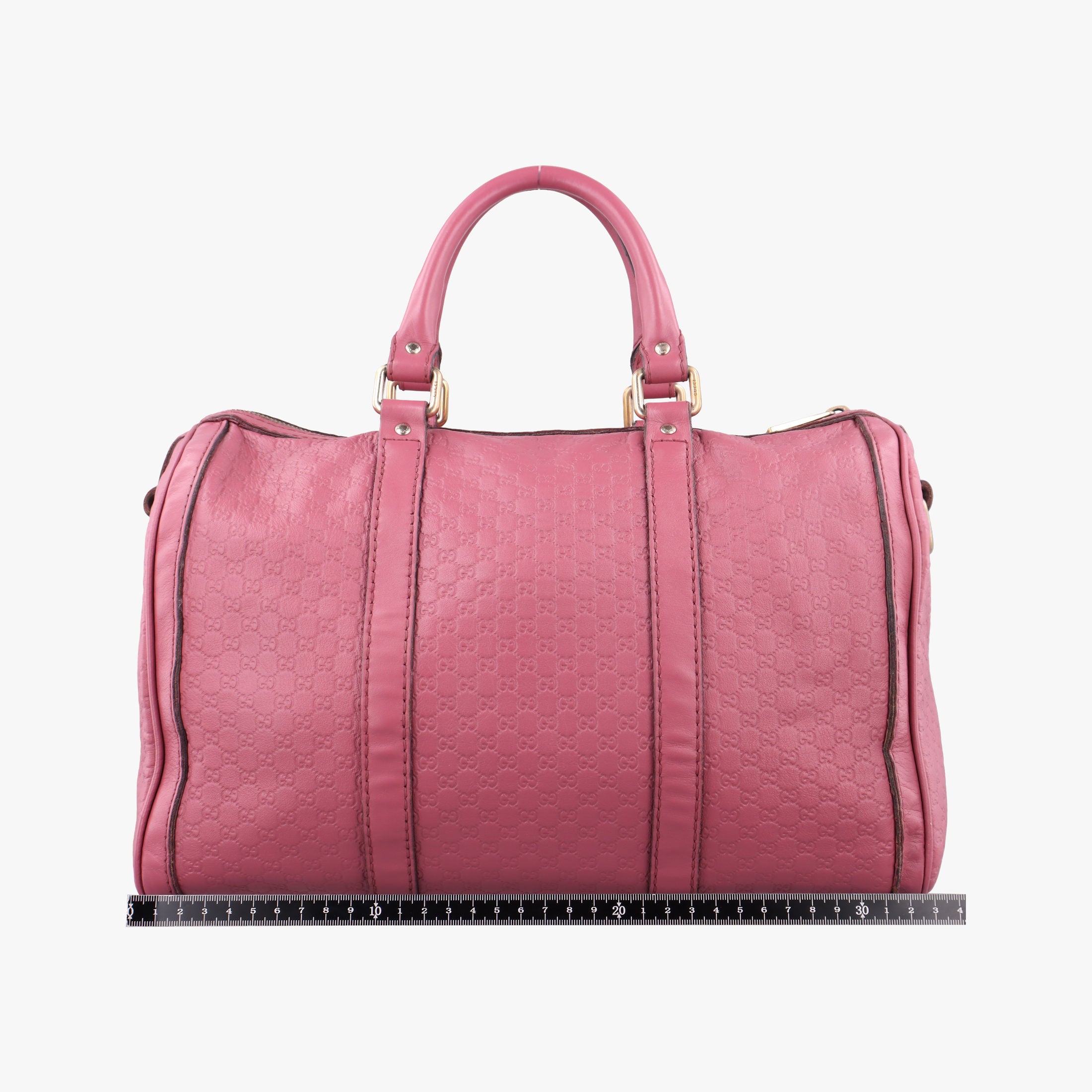 Secondhand Gucci Sherry Line Pink Leather 247205 handbag | stylenewstar