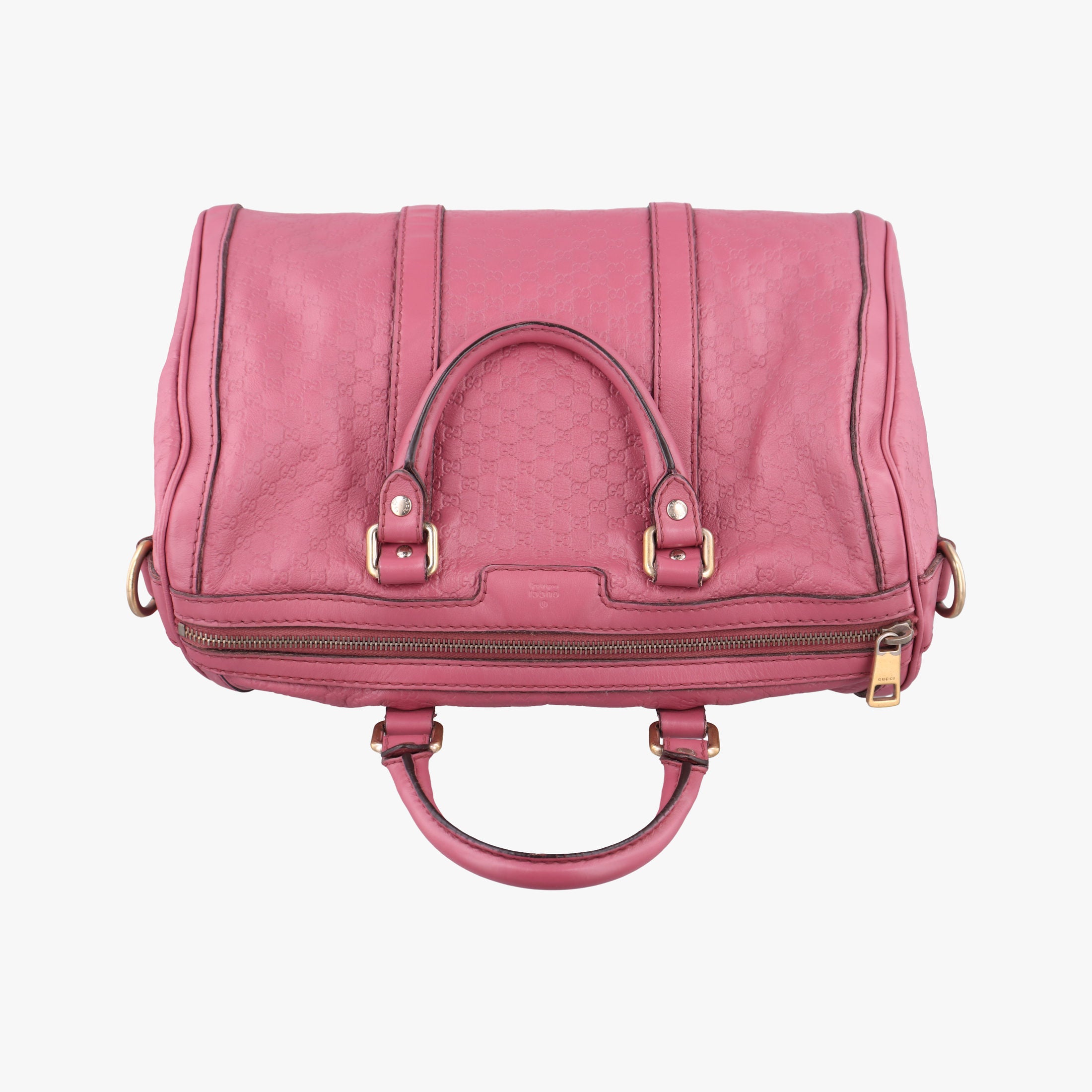 Secondhand Gucci Sherry Line Pink Leather 247205 handbag | stylenewstar