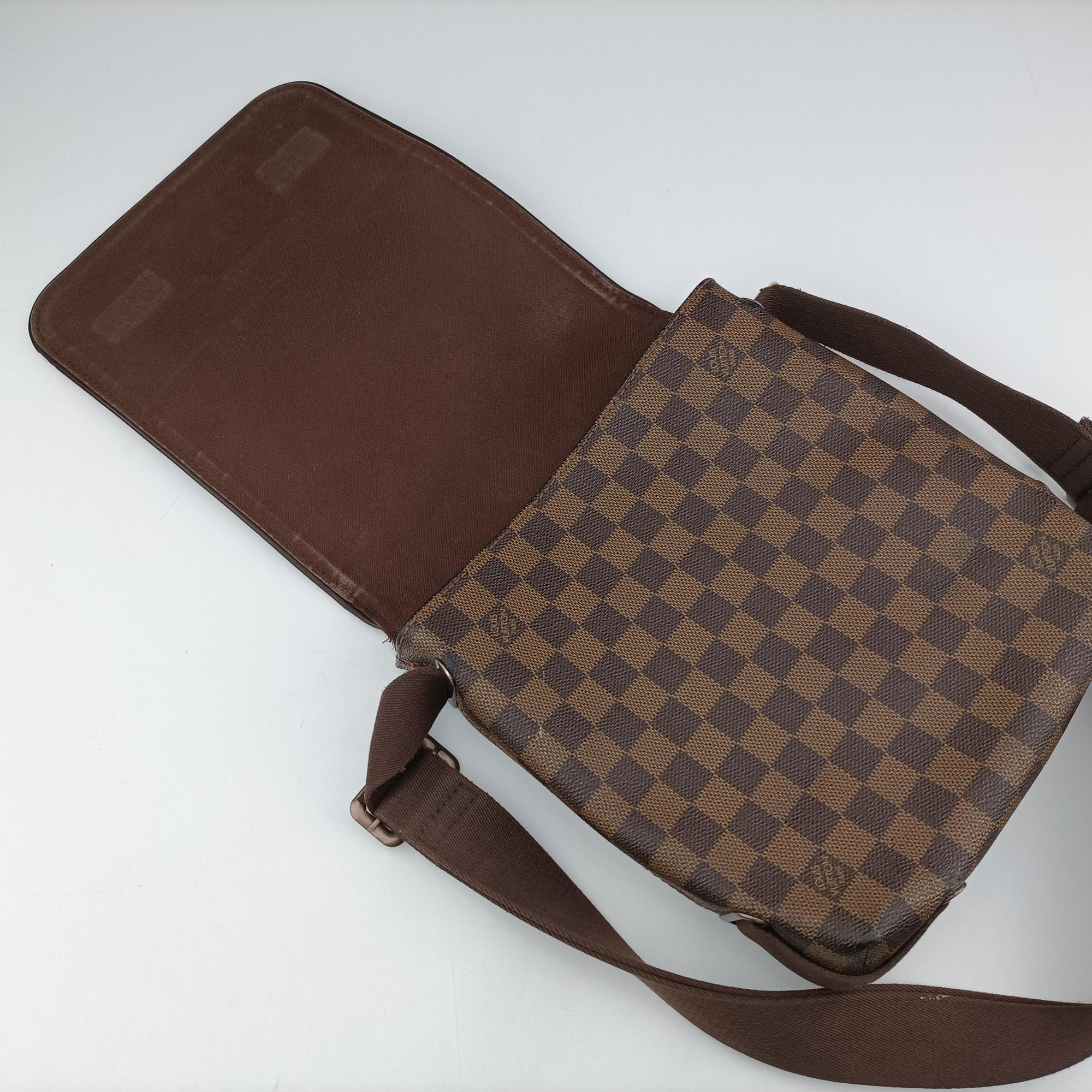 Pre-owned Louis Vuitton BROOKLYN EBENE Damier Canvas N51210 shoulderbag | stylenewstar