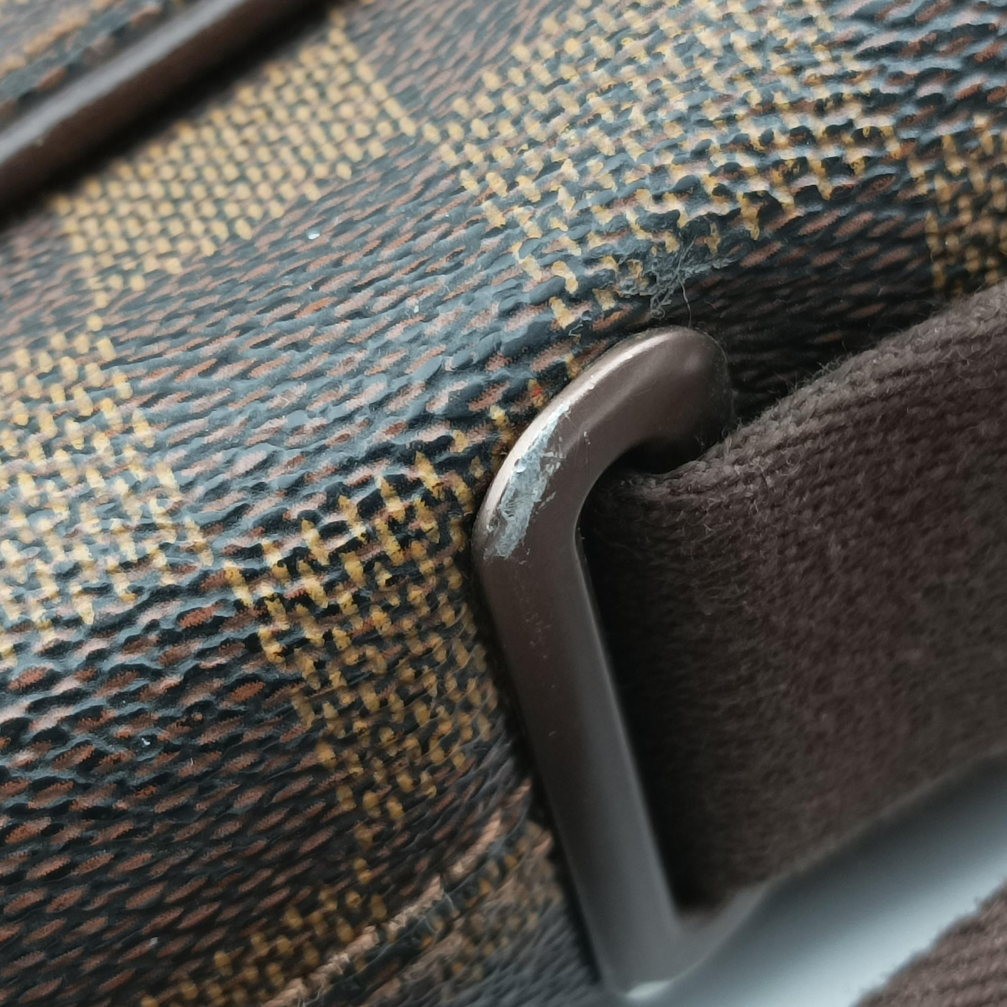 Pre-owned Louis Vuitton BROOKLYN EBENE Damier Canvas N51210 shoulderbag | stylenewstar