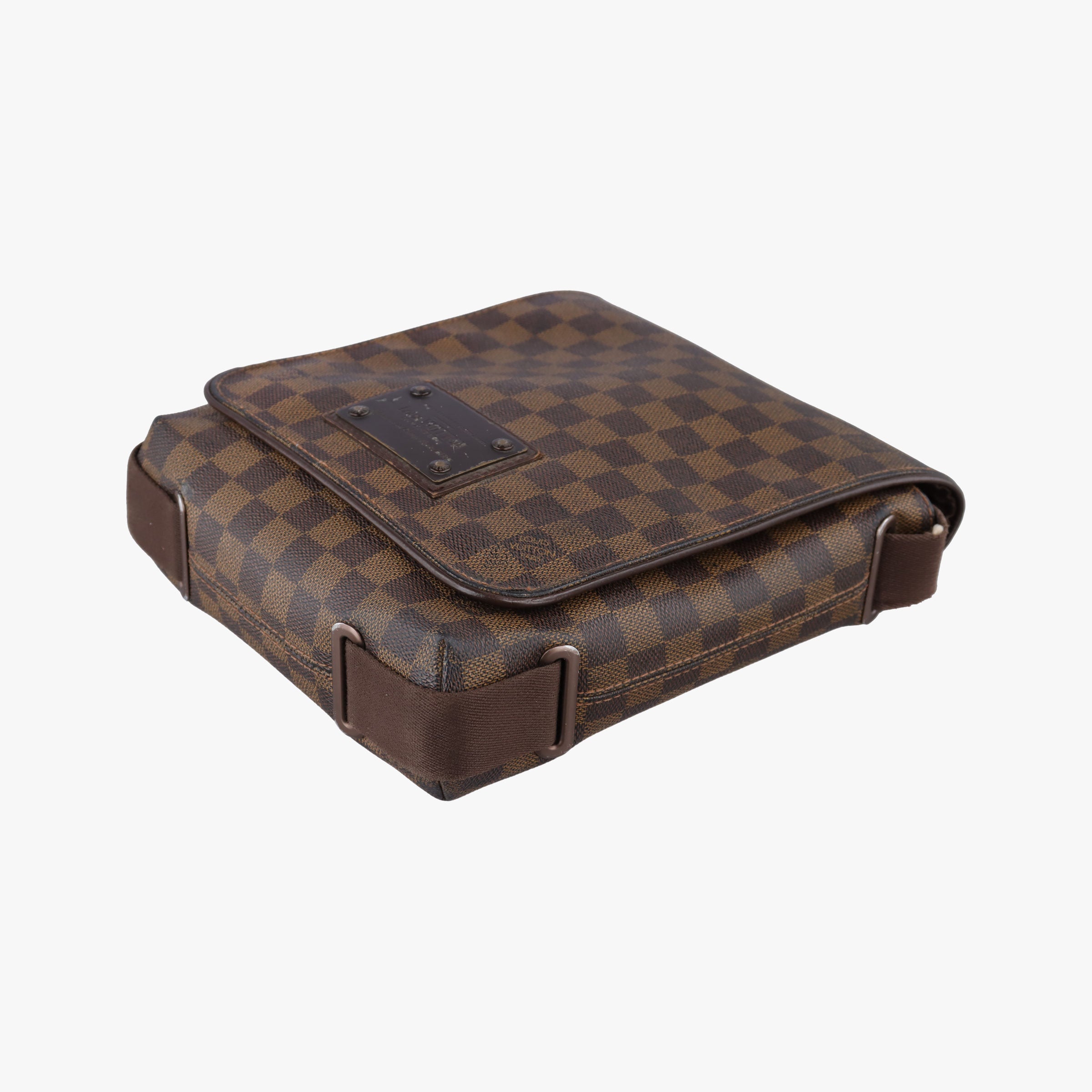 Pre-owned Louis Vuitton BROOKLYN EBENE Damier Canvas N51210 shoulderbag | stylenewstar