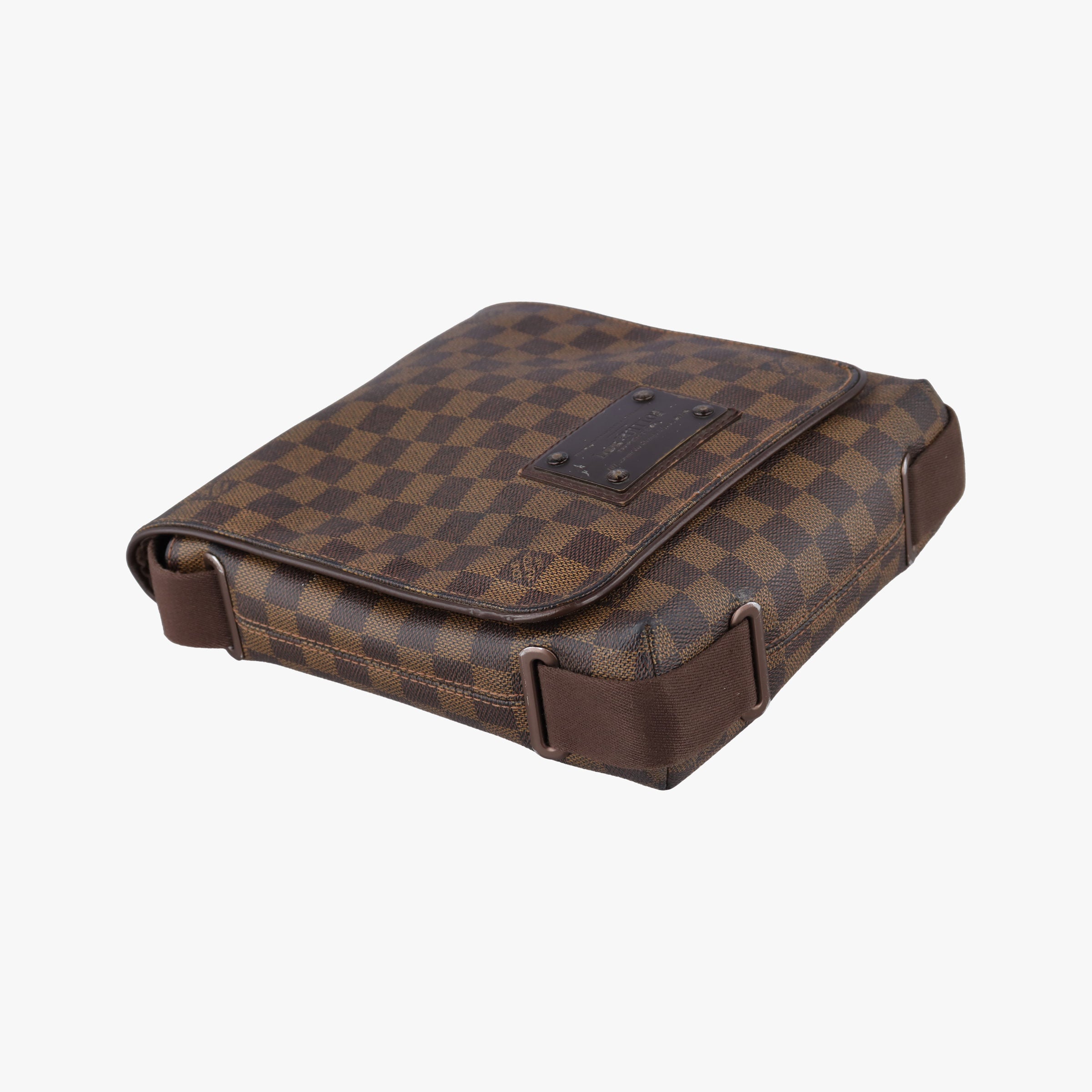 Pre-owned Louis Vuitton BROOKLYN EBENE Damier Canvas N51210 shoulderbag | stylenewstar