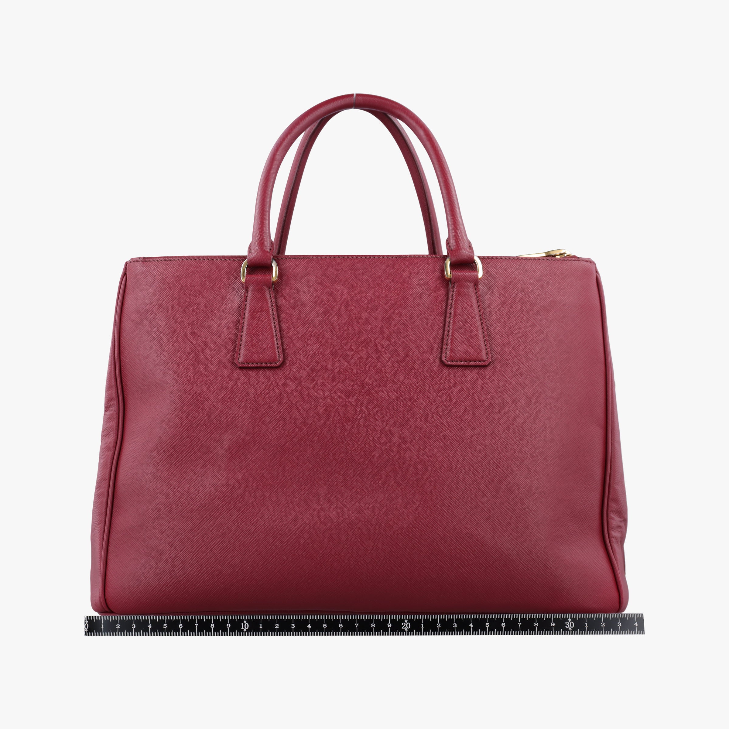 Secondhand Prada Galleria Front Pocket Red SAFFIANO Leather BN2674 shoulderbag | stylenewstar