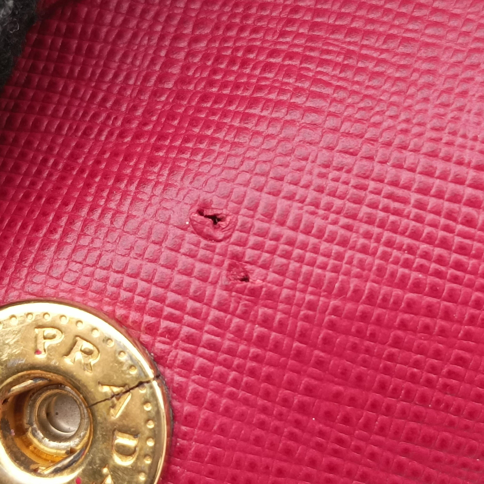 Secondhand Prada Galleria Front Pocket Red SAFFIANO Leather BN2674 shoulderbag | stylenewstar