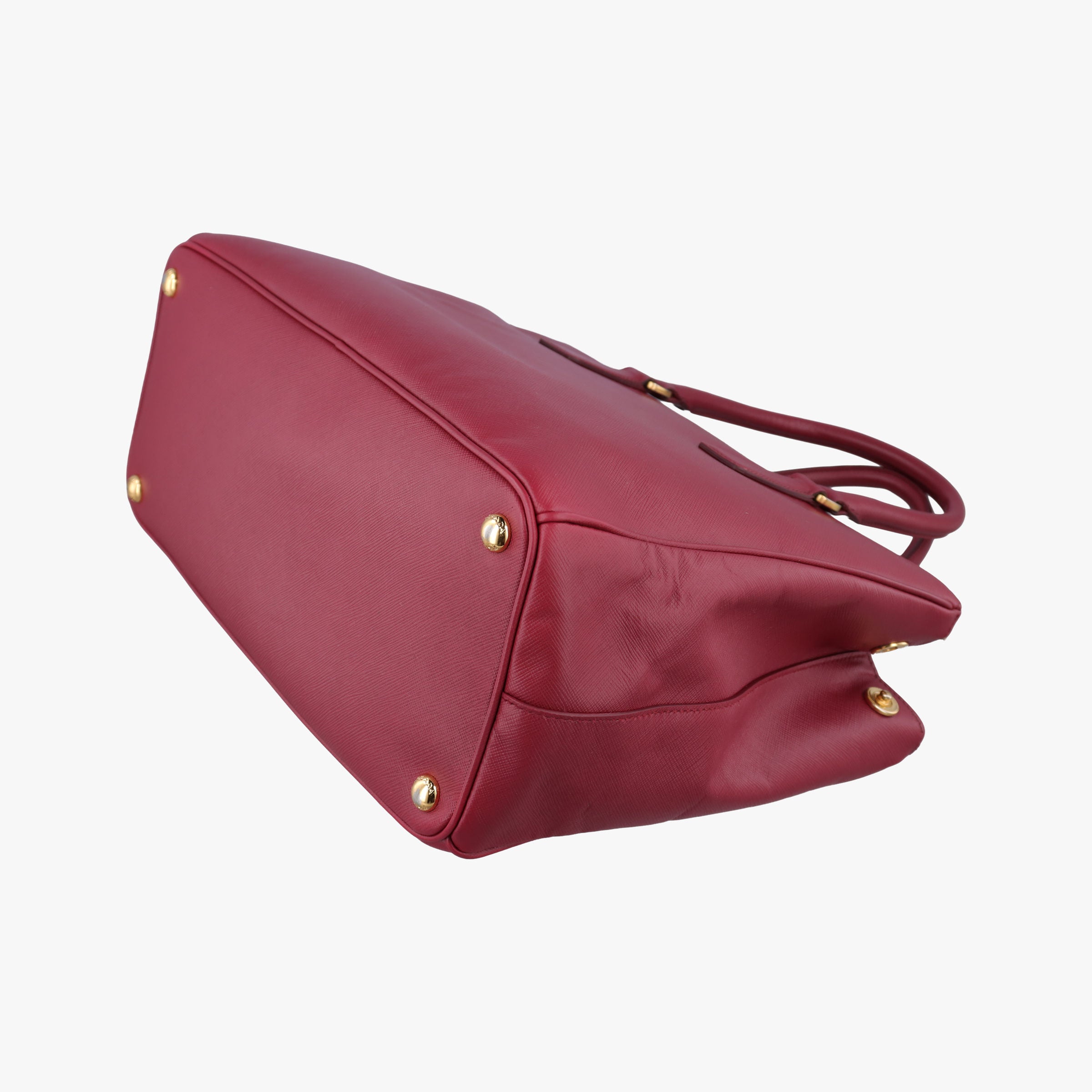 Secondhand Prada Galleria Front Pocket Red SAFFIANO Leather BN2674 shoulderbag | stylenewstar