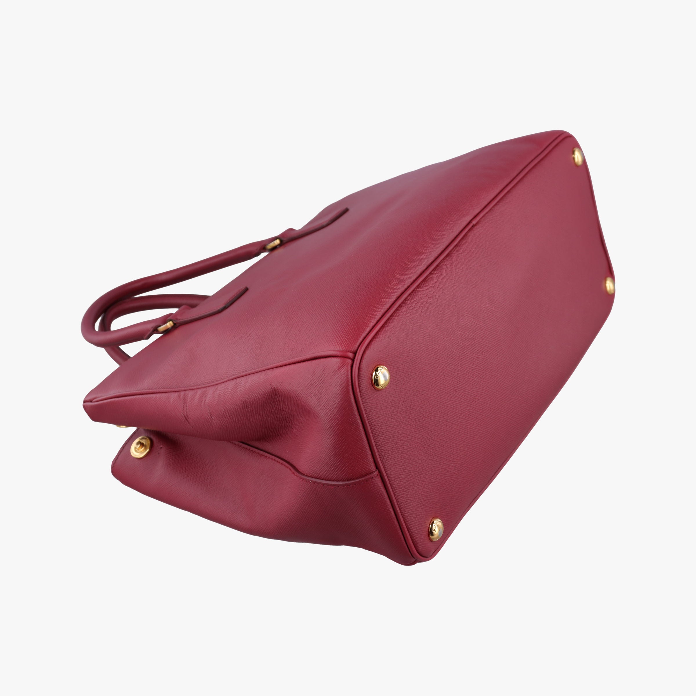 Secondhand Prada Galleria Front Pocket Red SAFFIANO Leather BN2674 shoulderbag | stylenewstar