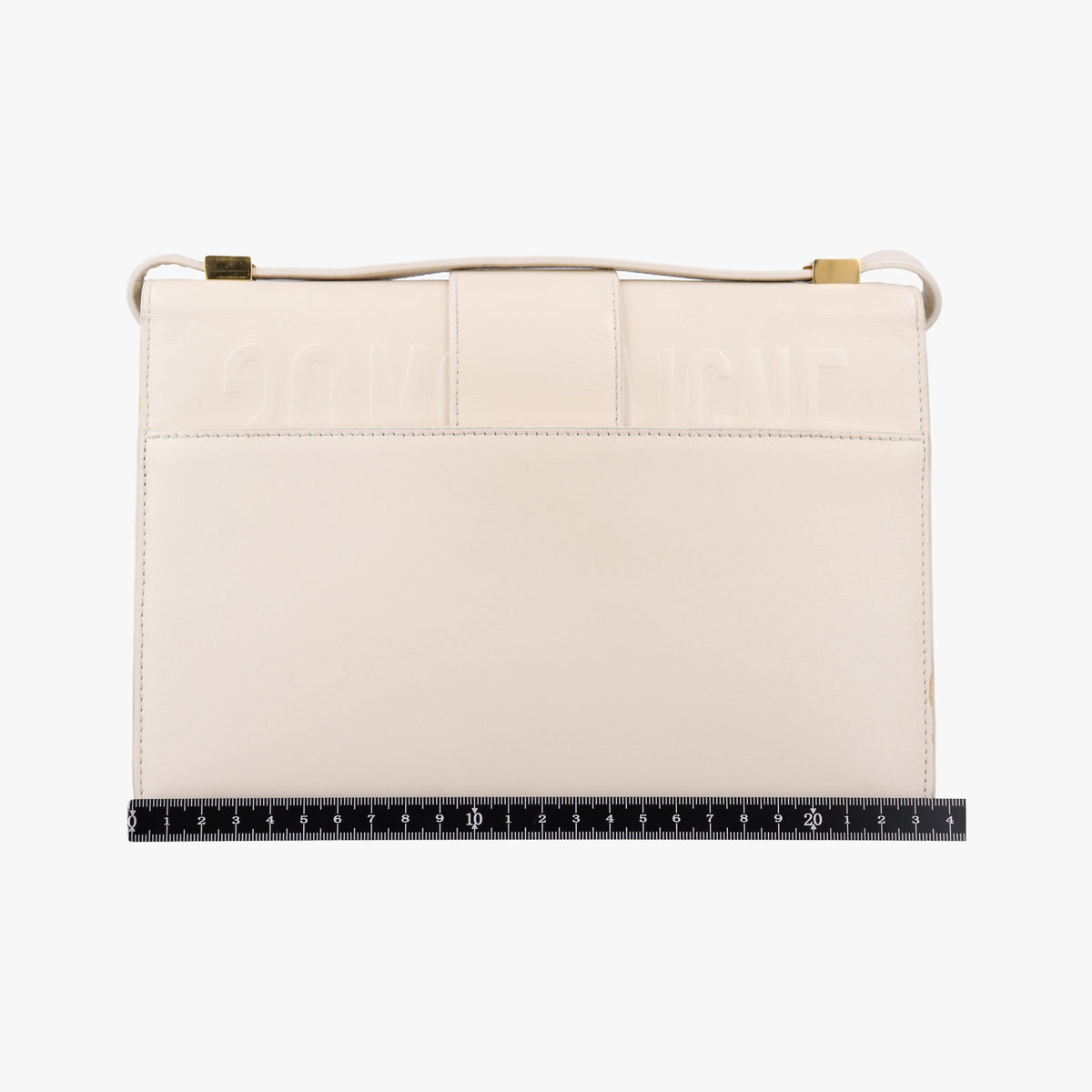 Vintage Christian Dior 30 Montaigne White leather  shoulderbag | stylenewstar