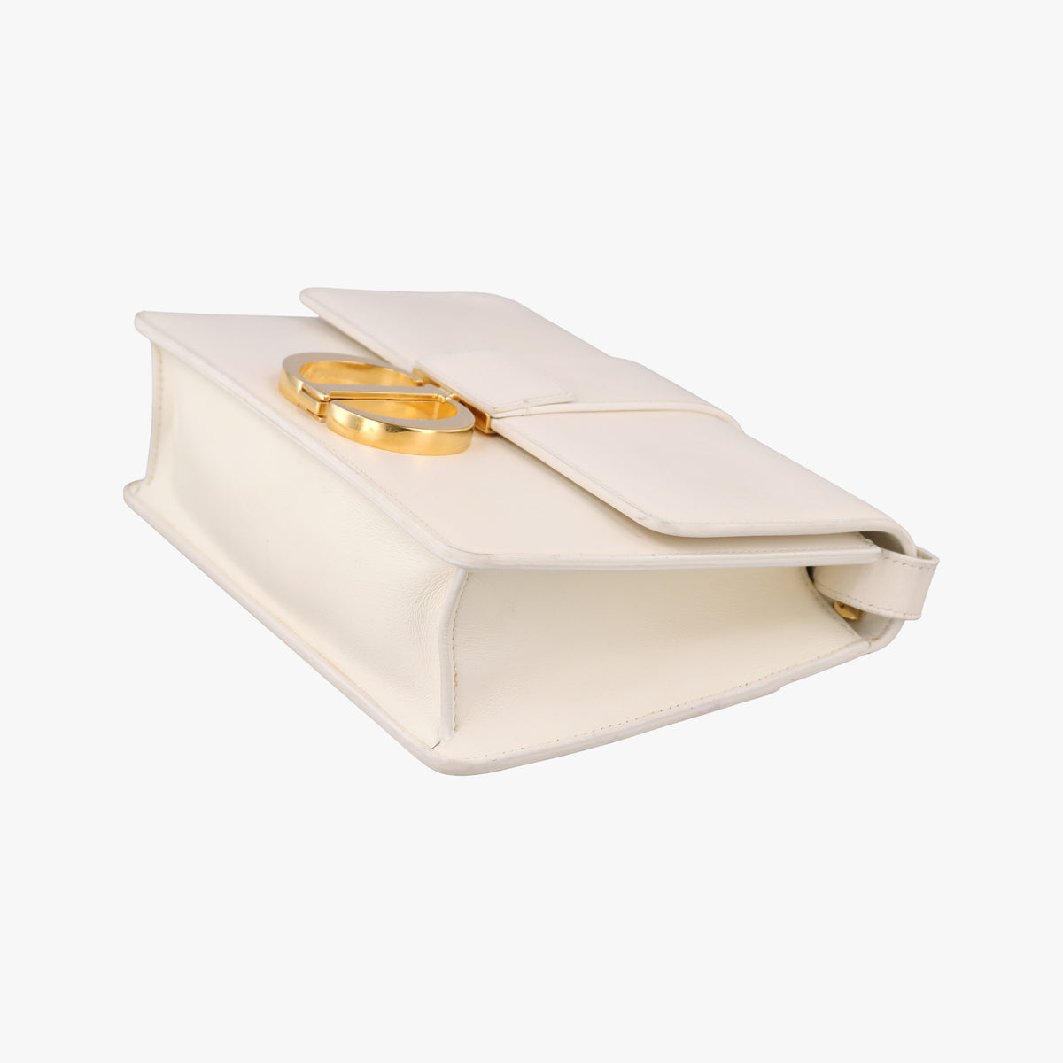 Vintage Christian Dior 30 Montaigne White leather  shoulderbag | stylenewstar
