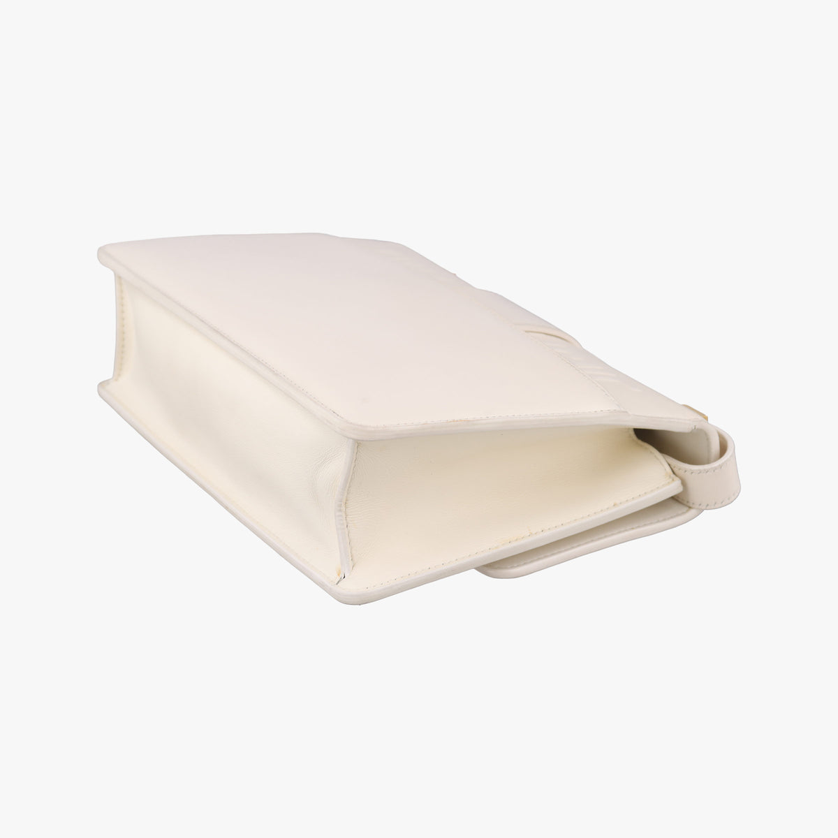 Vintage Christian Dior 30 Montaigne White leather  shoulderbag | stylenewstar