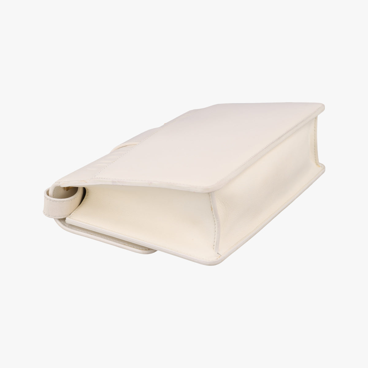 Vintage Christian Dior 30 Montaigne White leather  shoulderbag | stylenewstar