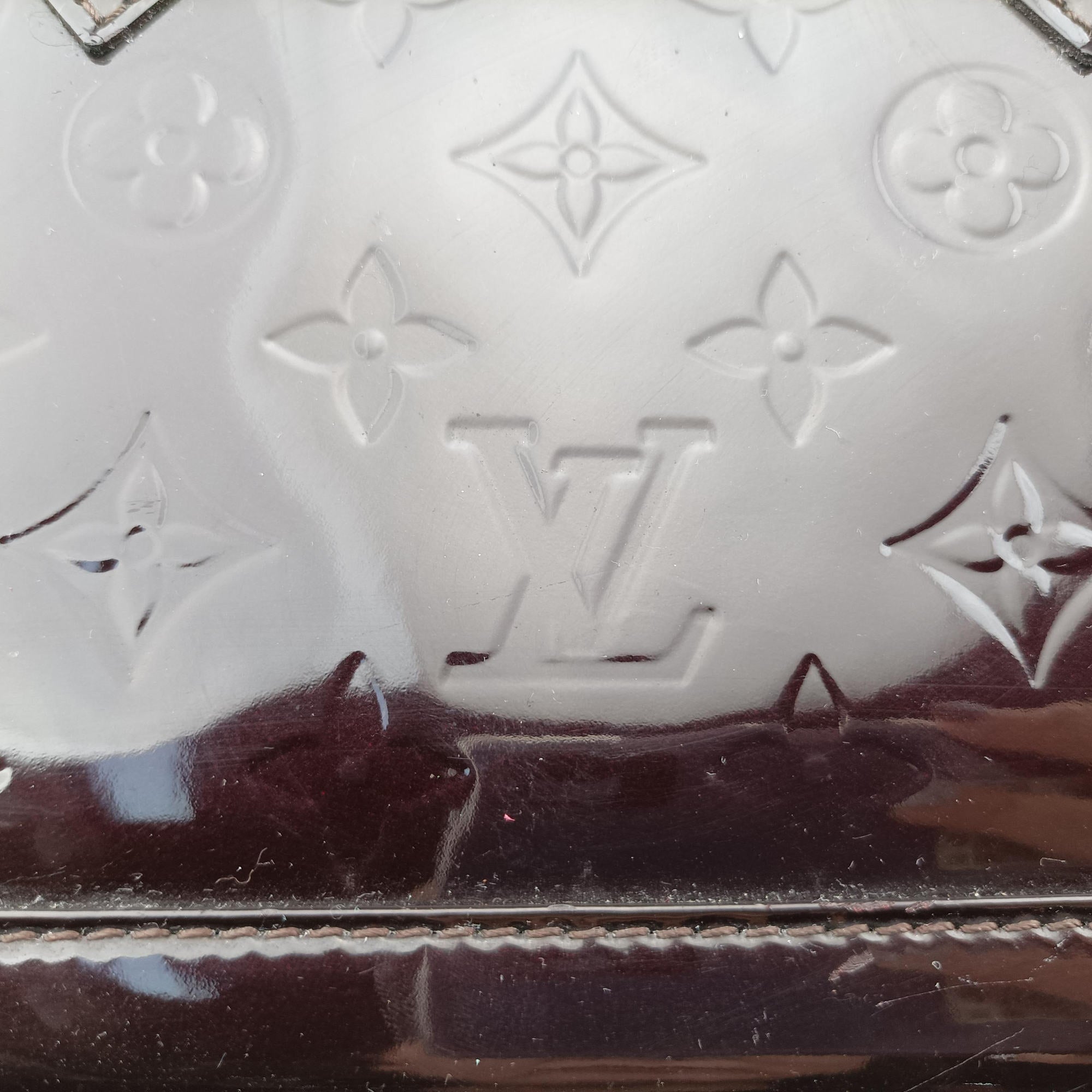 Pre-owned Louis Vuitton Alma BB Amarante Vernis M91678 shoulderbag | stylenewstar