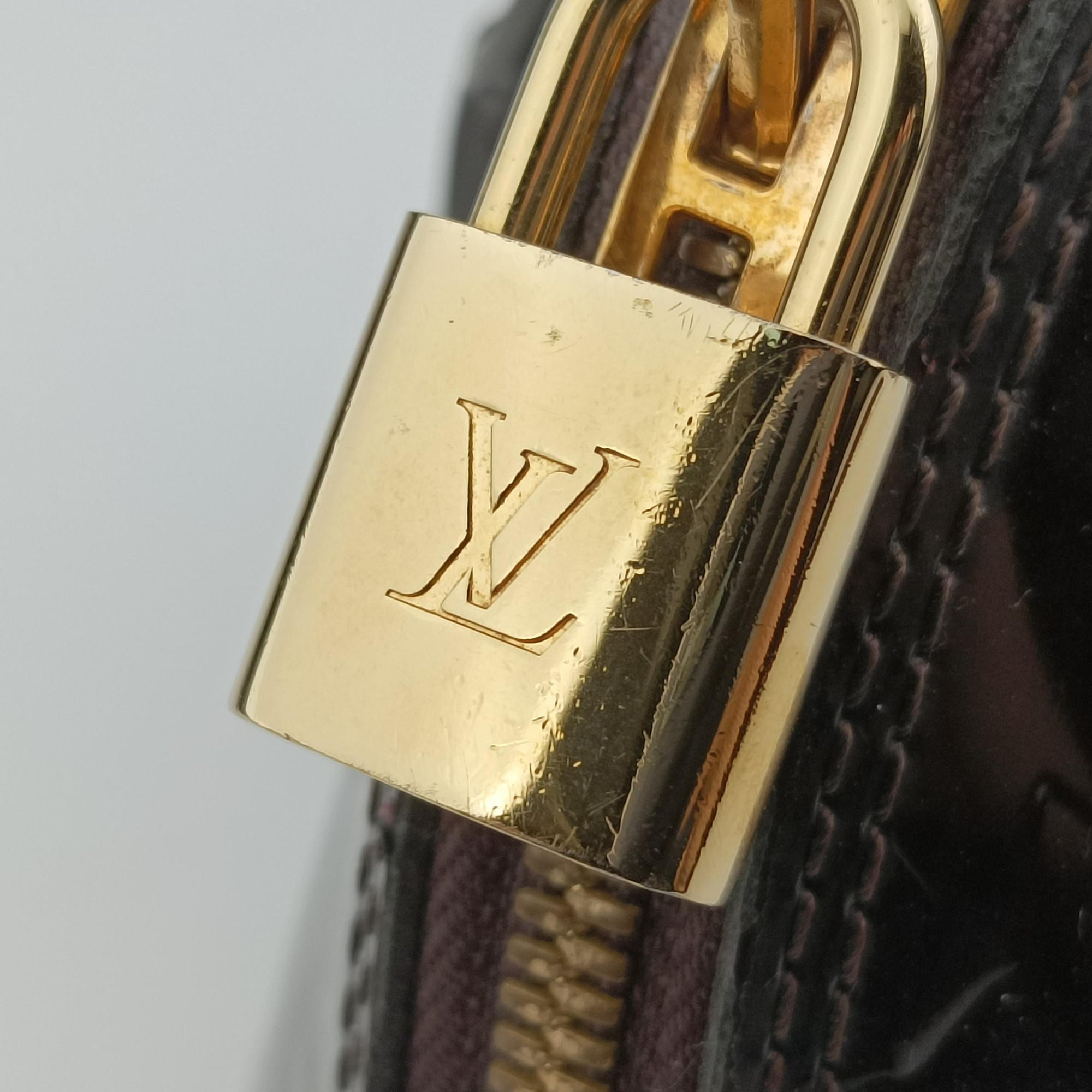 Pre-owned Louis Vuitton Alma BB Amarante Vernis M91678 shoulderbag | stylenewstar