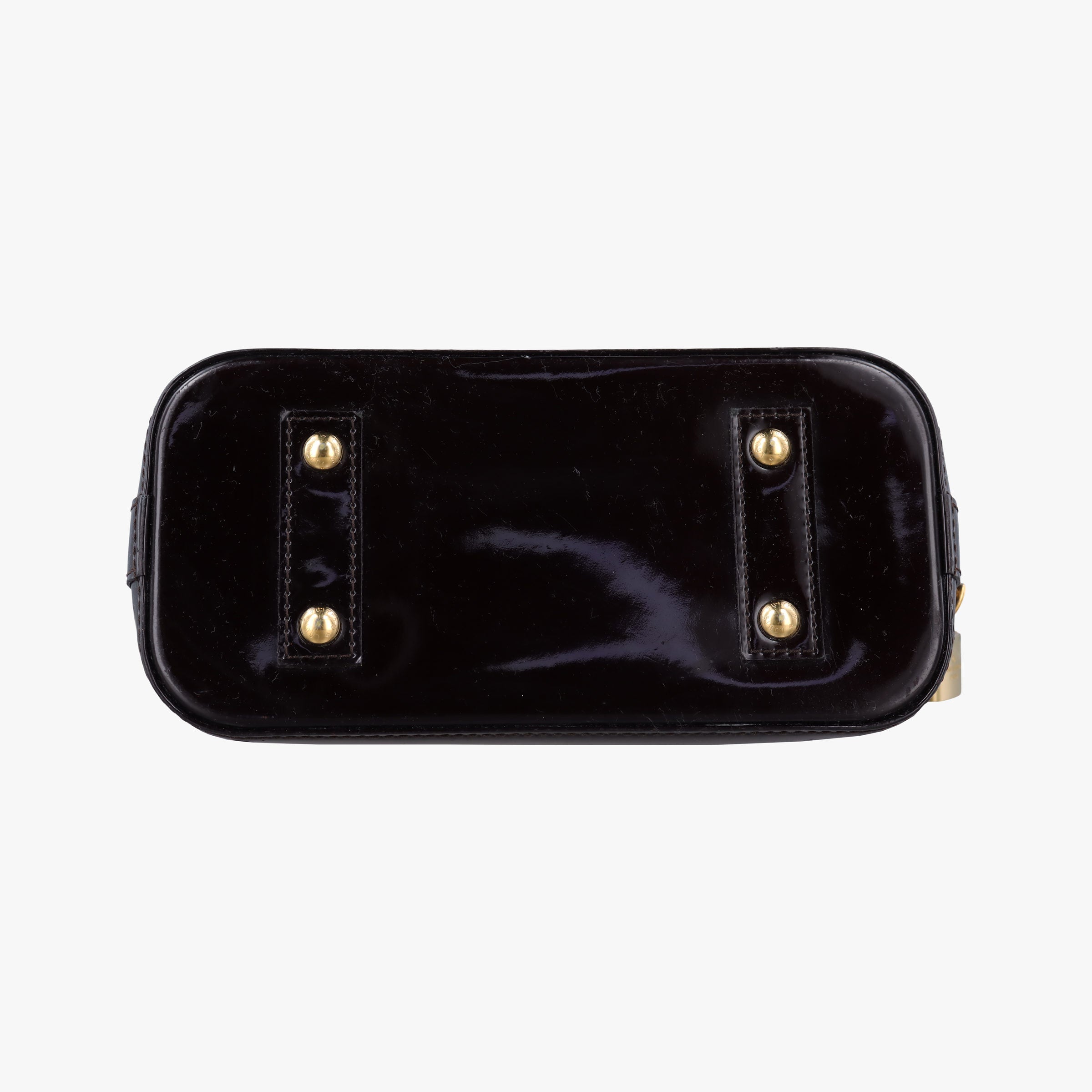 Pre-owned Louis Vuitton Alma BB Amarante Vernis M91678 shoulderbag | stylenewstar