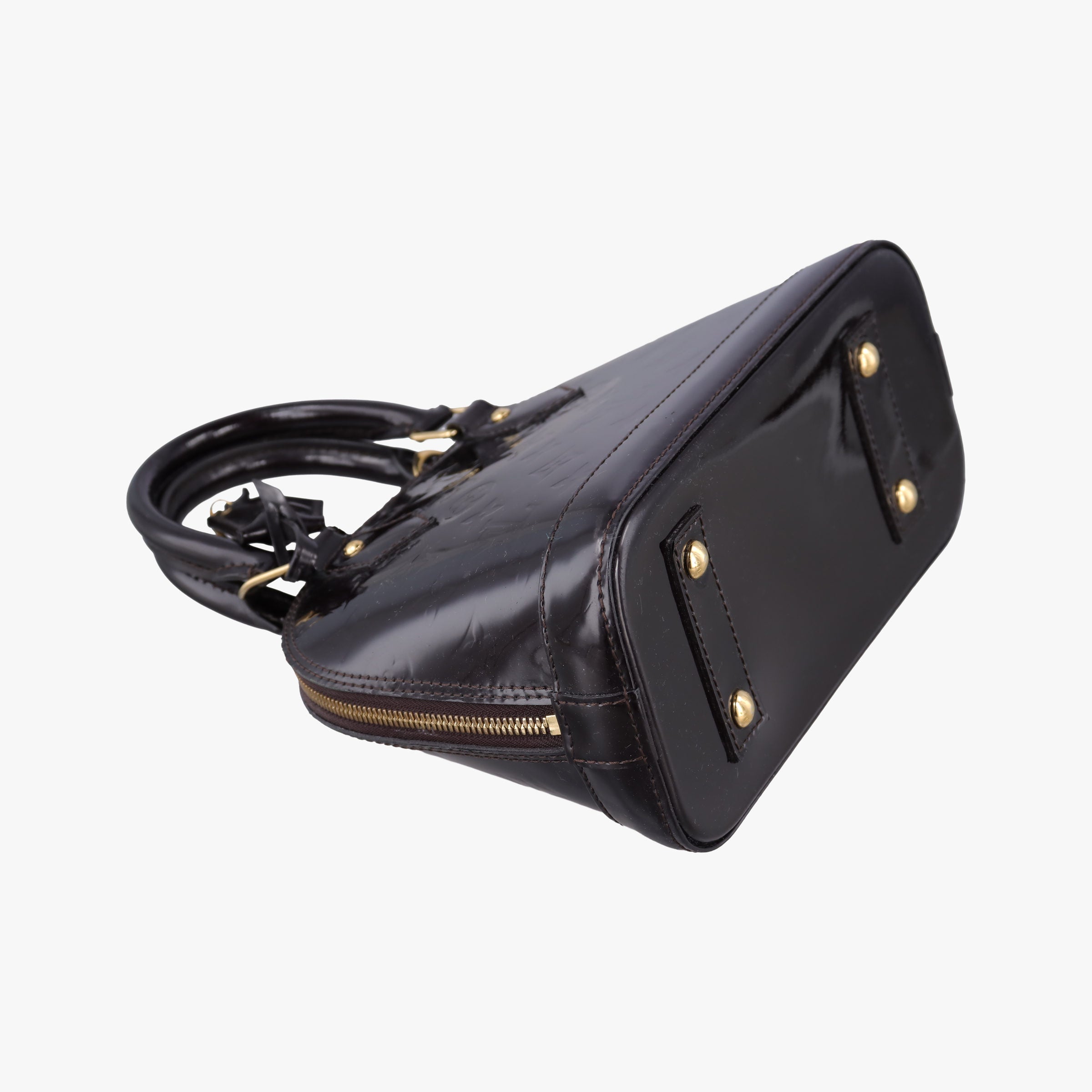 Pre-owned Louis Vuitton Alma BB Amarante Vernis M91678 shoulderbag | stylenewstar
