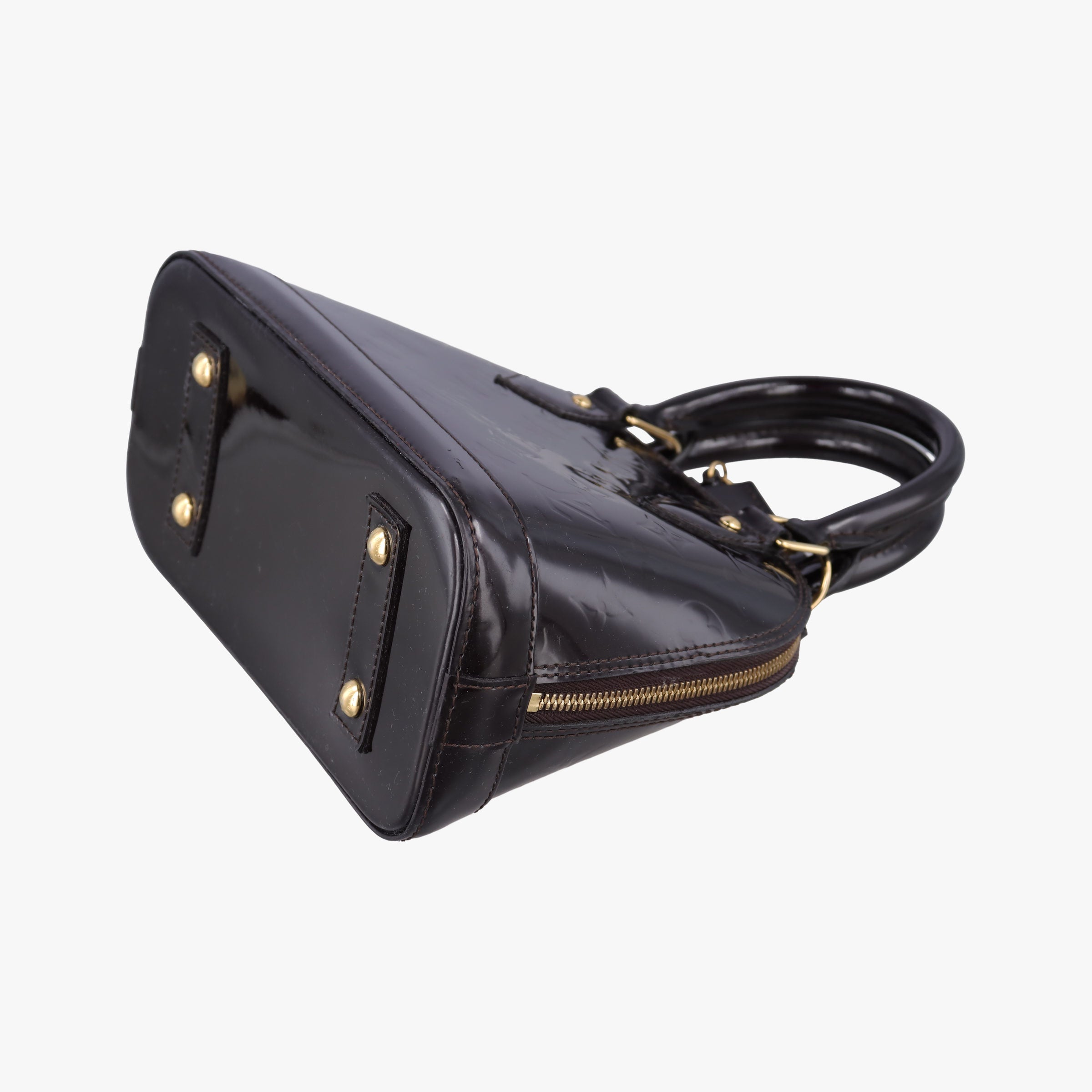 Pre-owned Louis Vuitton Alma BB Amarante Vernis M91678 shoulderbag | stylenewstar