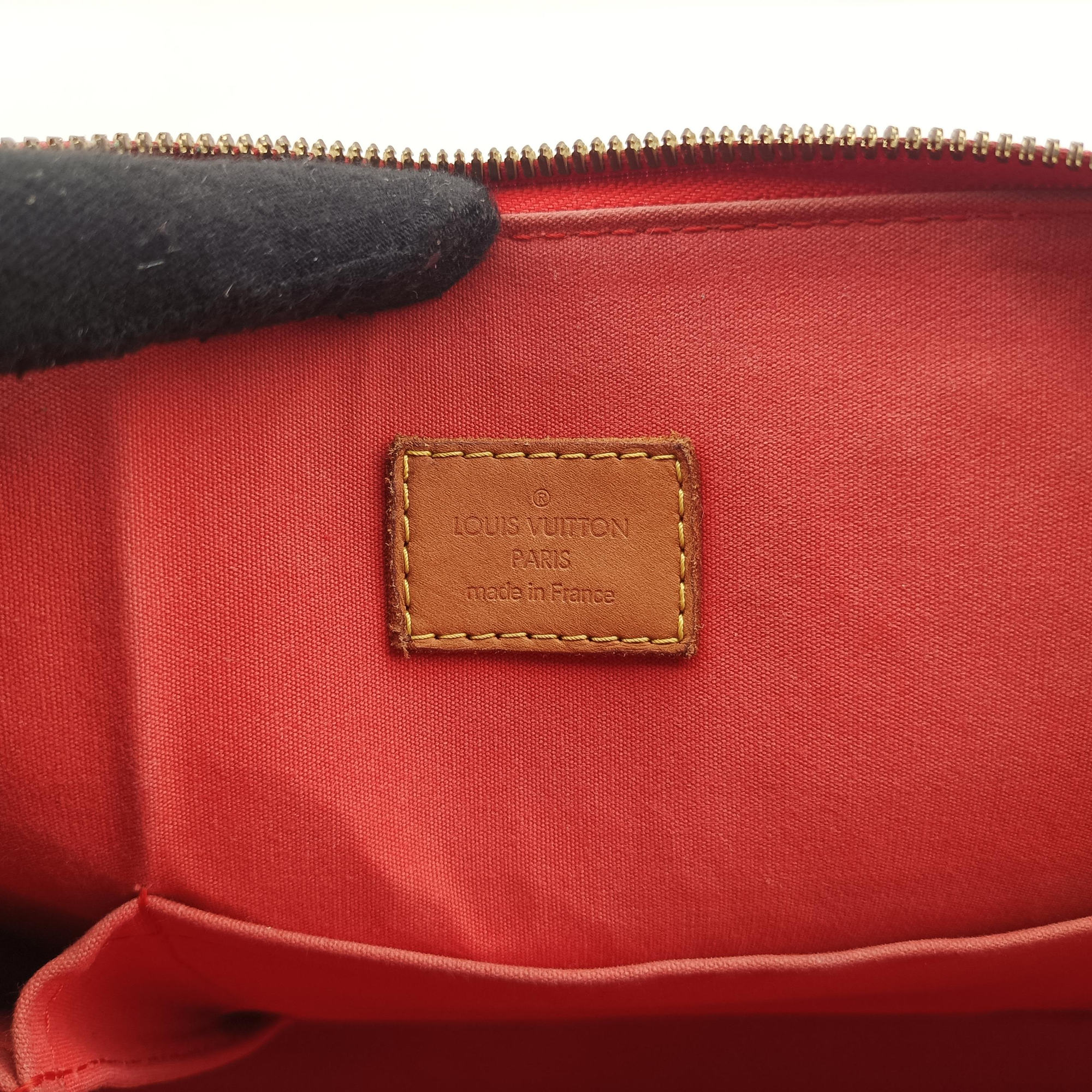 Pre-owned Louis Vuitton Alma GM Rose Pop Vernis M93625 handbag | stylenewstar