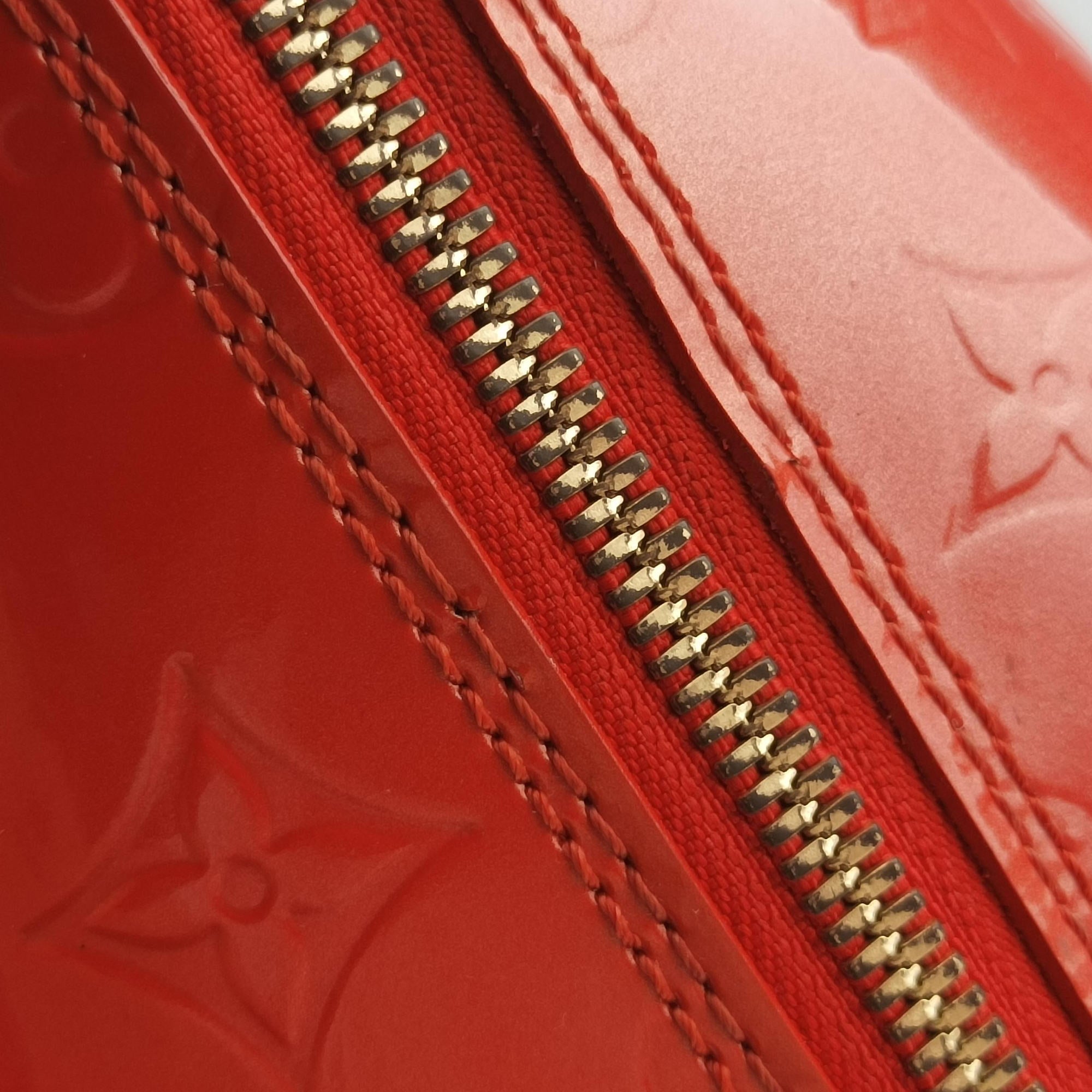 Pre-owned Louis Vuitton Alma GM Rose Pop Vernis M93625 handbag | stylenewstar