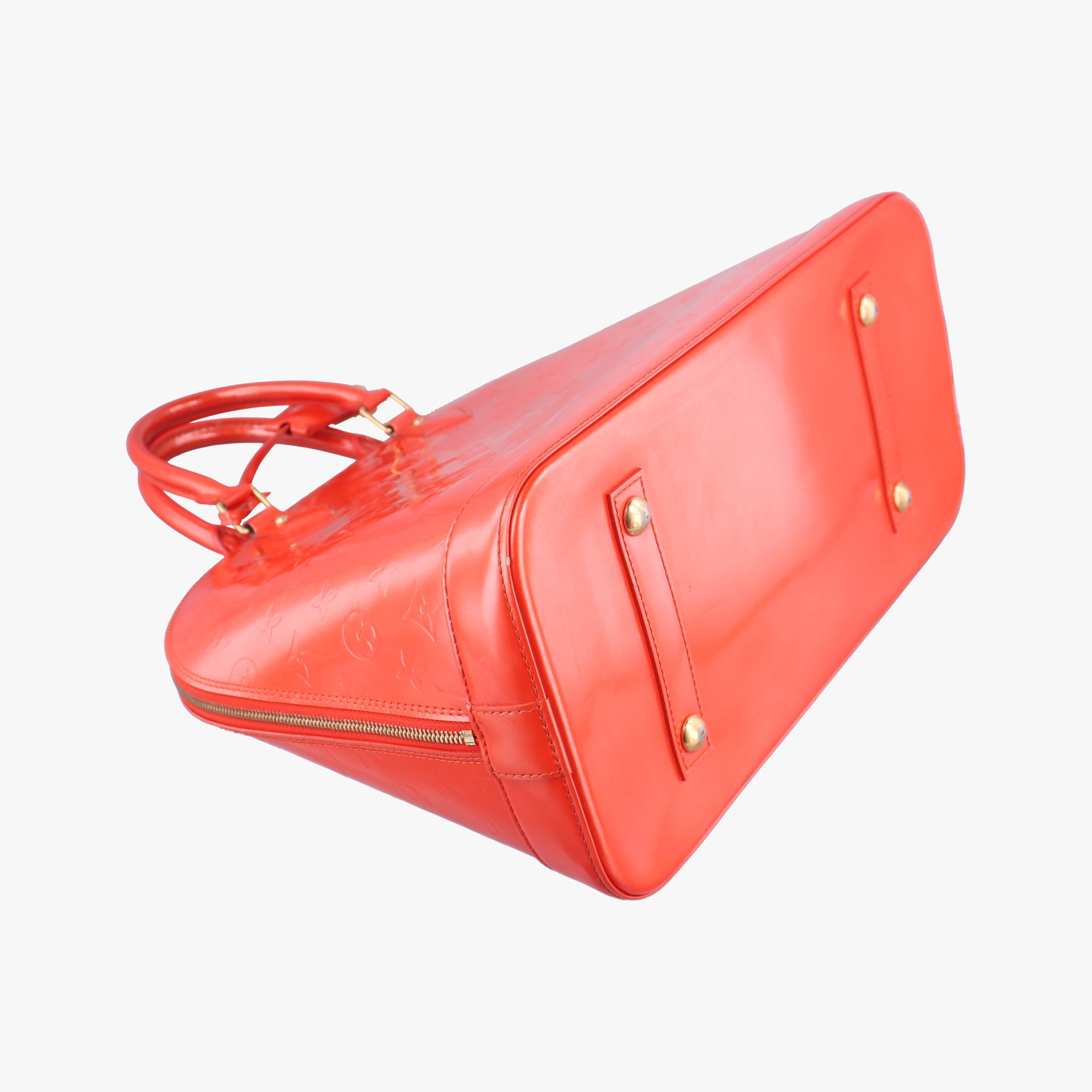 Pre-owned Louis Vuitton Alma GM Rose Pop Vernis M93625 handbag | stylenewstar