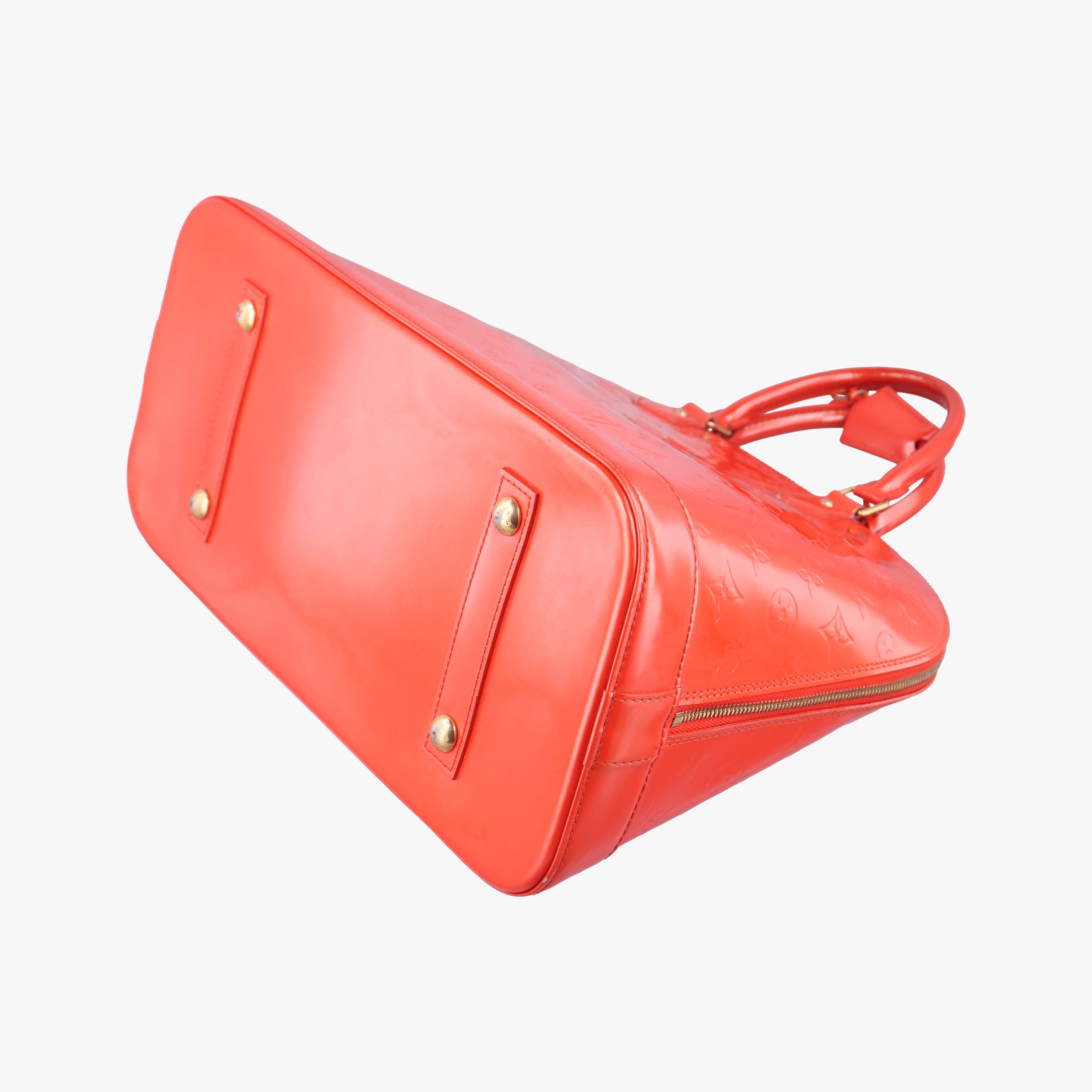 Pre-owned Louis Vuitton Alma GM Rose Pop Vernis M93625 handbag | stylenewstar