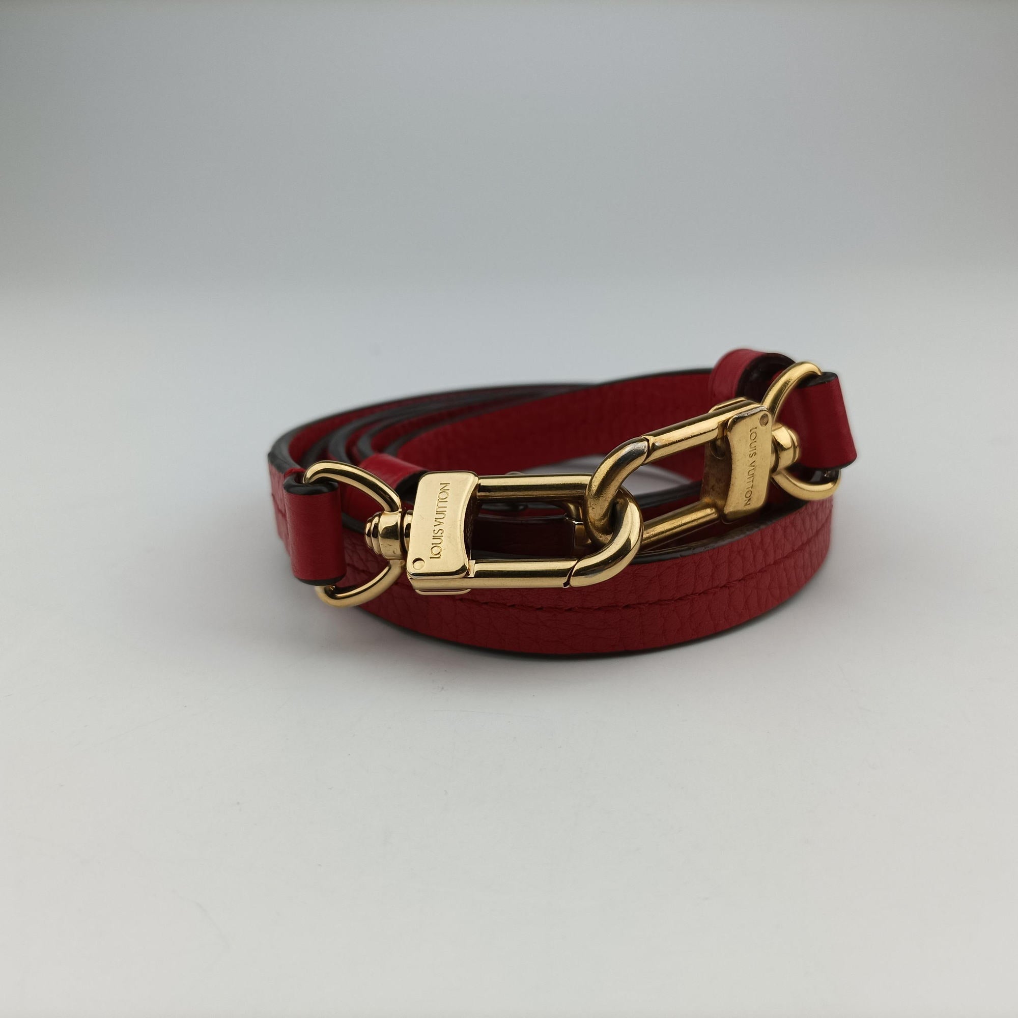 Secondhand Louis Vuitton RETIRO PM brown×CERISE Monogram Canvas×calf leather M40546 shoulderbag | stylenewstar