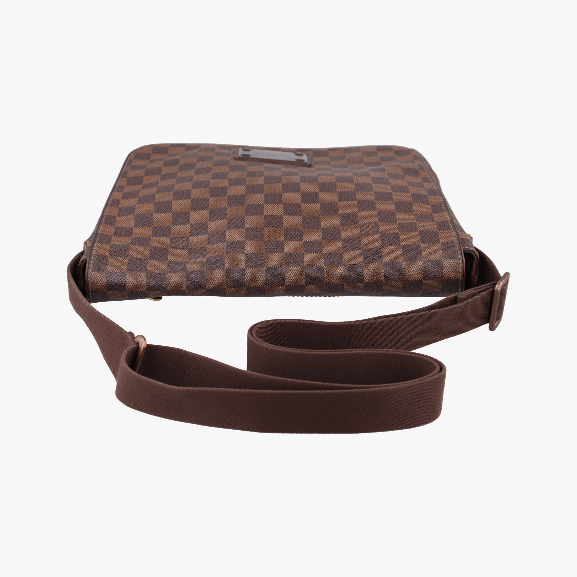 Pre-owned Louis Vuitton BROOKLYN MM EBENE Damier Canvas N51211 shoulderbag | stylenewstar